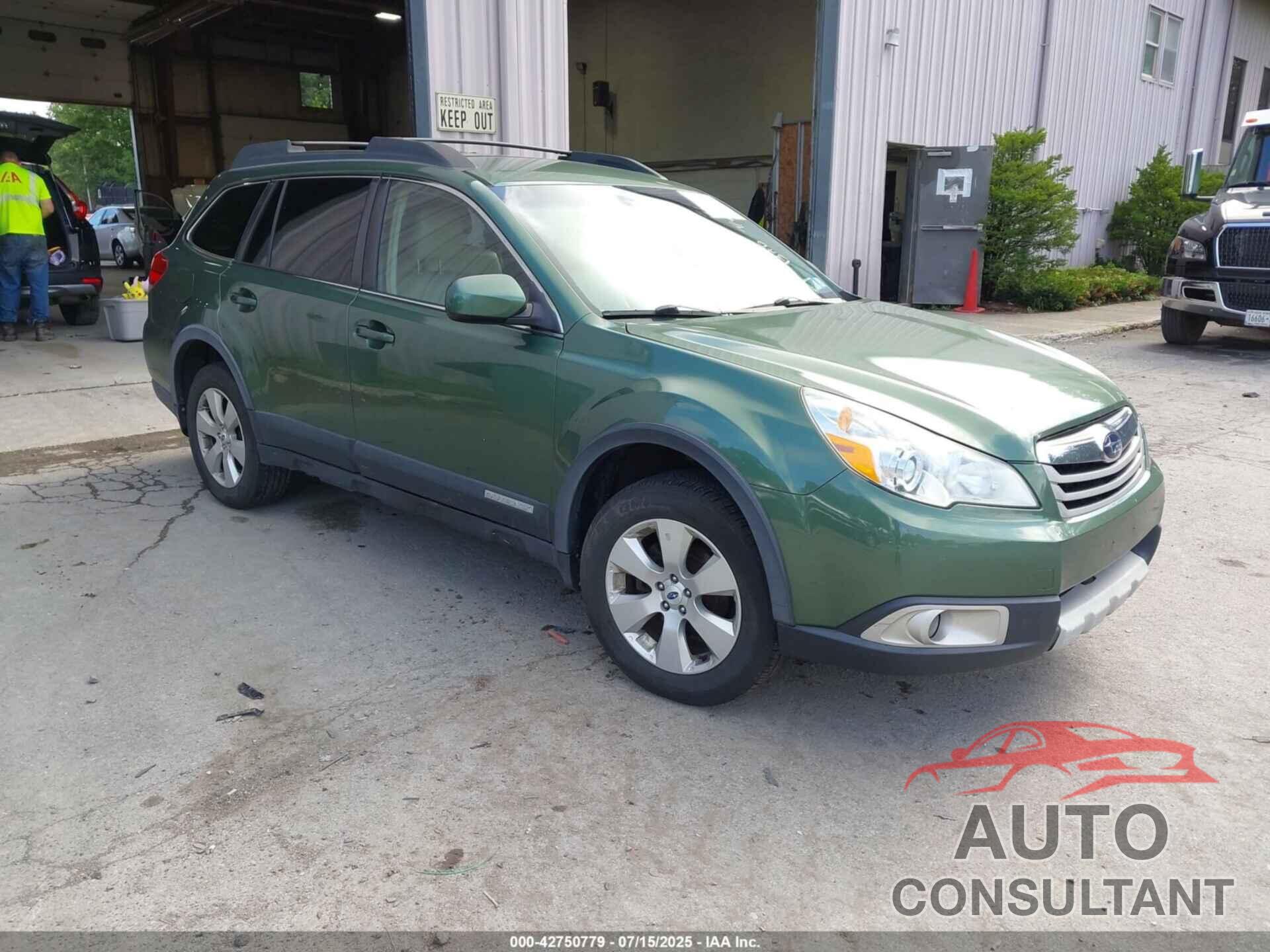 SUBARU OUTBACK 2012 - 4S4BRBJCXC3246653