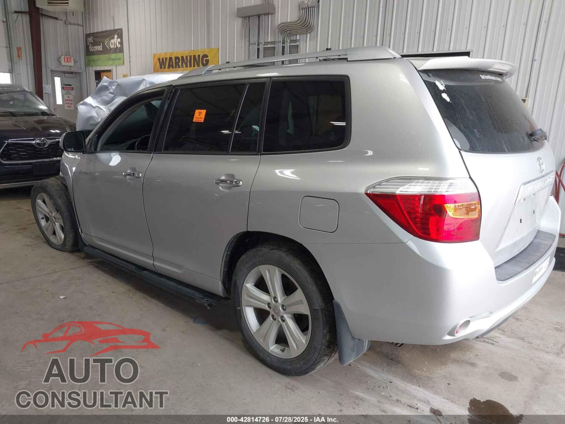 TOYOTA HIGHLANDER 2010 - JTEDK3EH8A2165050