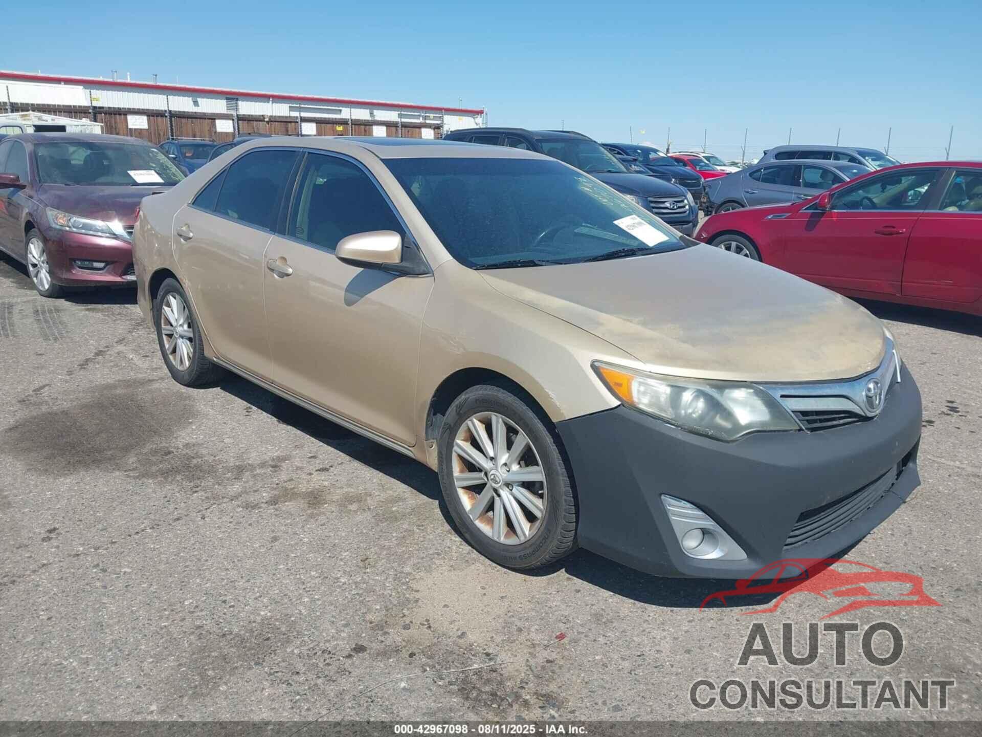 TOYOTA CAMRY 2012 - 4T1BF1FK3CU152532