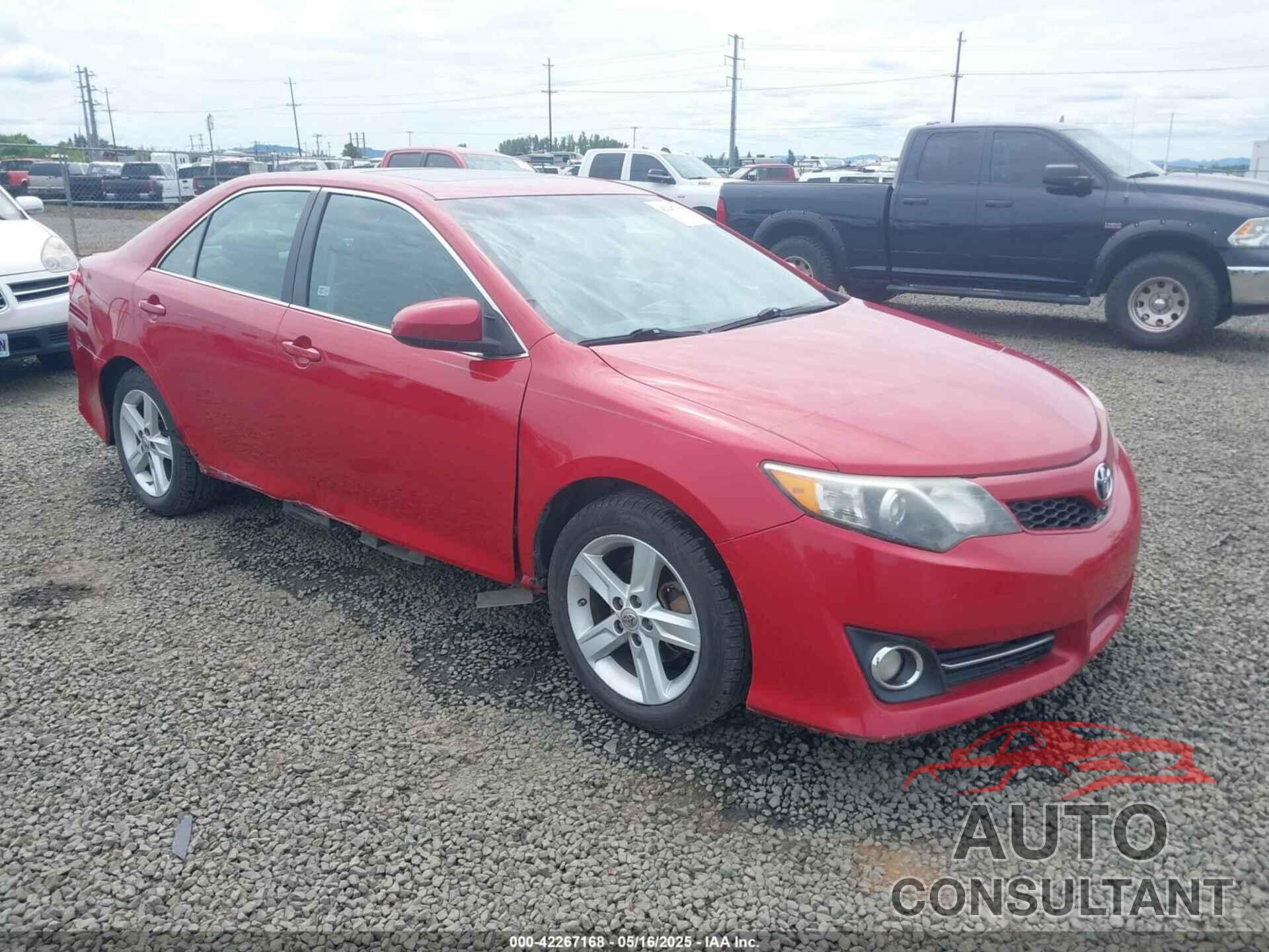 TOYOTA CAMRY 2012 - 4T1BF1FK5CU604108