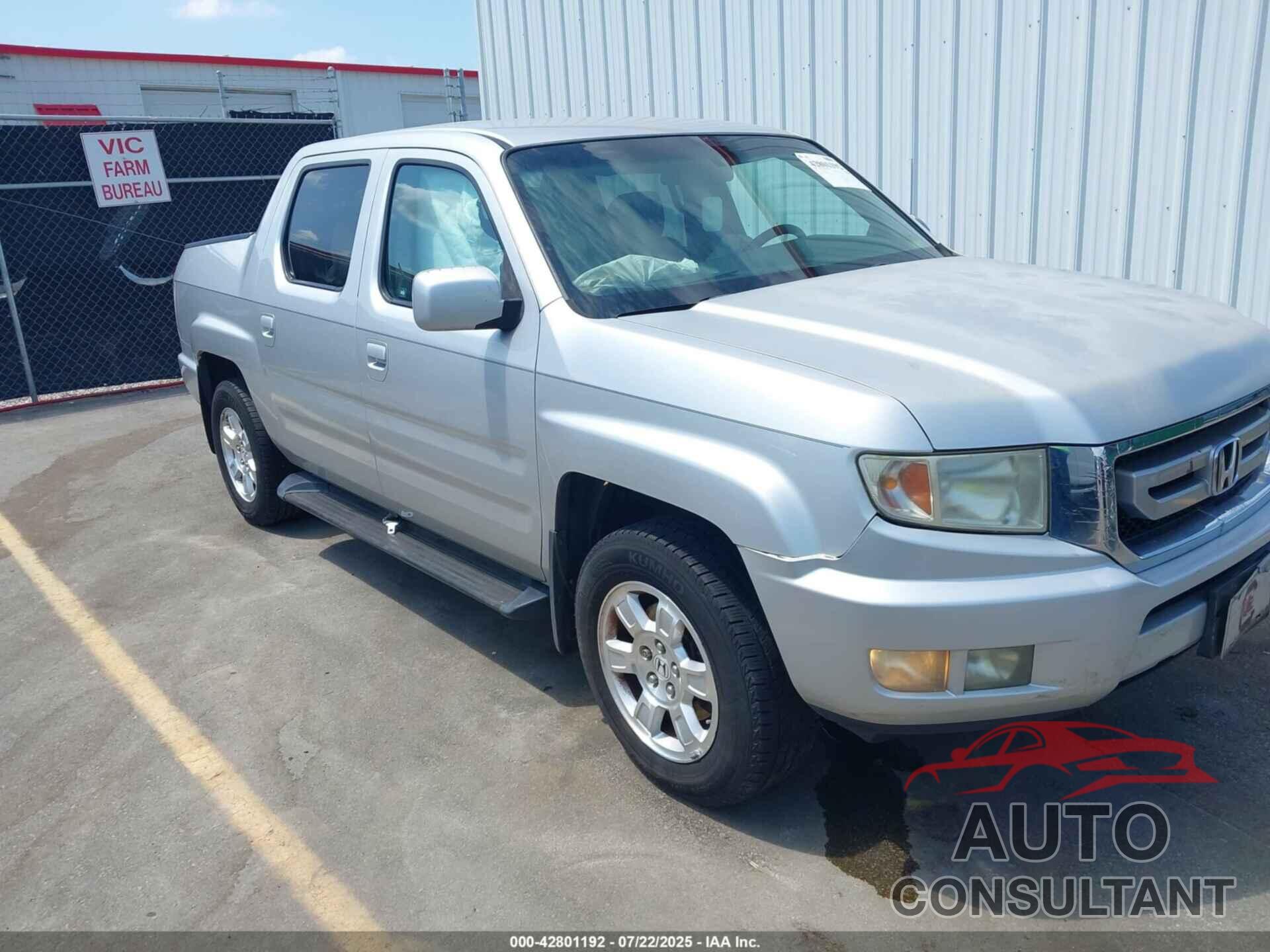 HONDA RIDGELINE 2009 - 2HJYK16489H502952