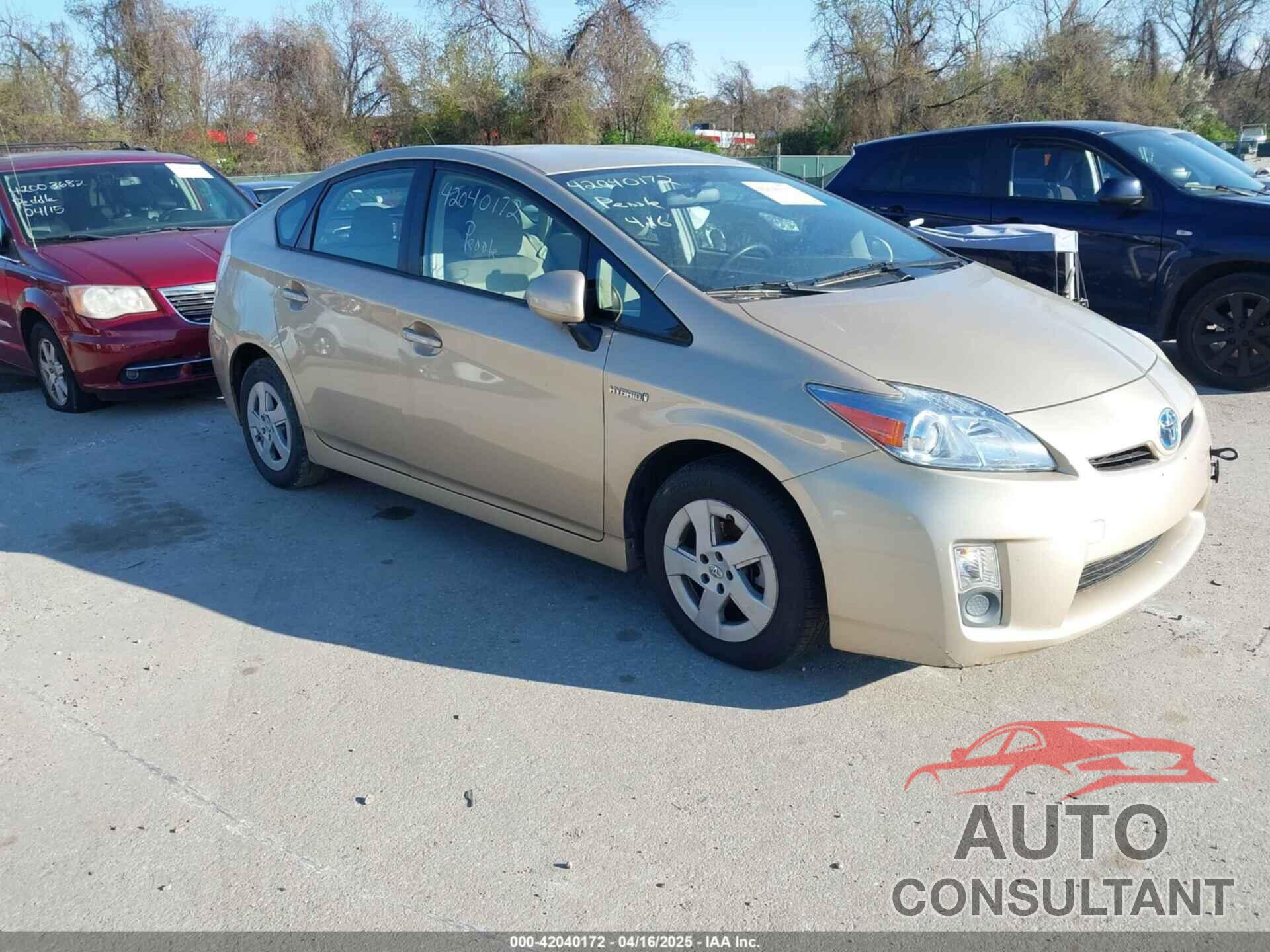 TOYOTA PRIUS 2011 - JTDKN3DU5B1441581