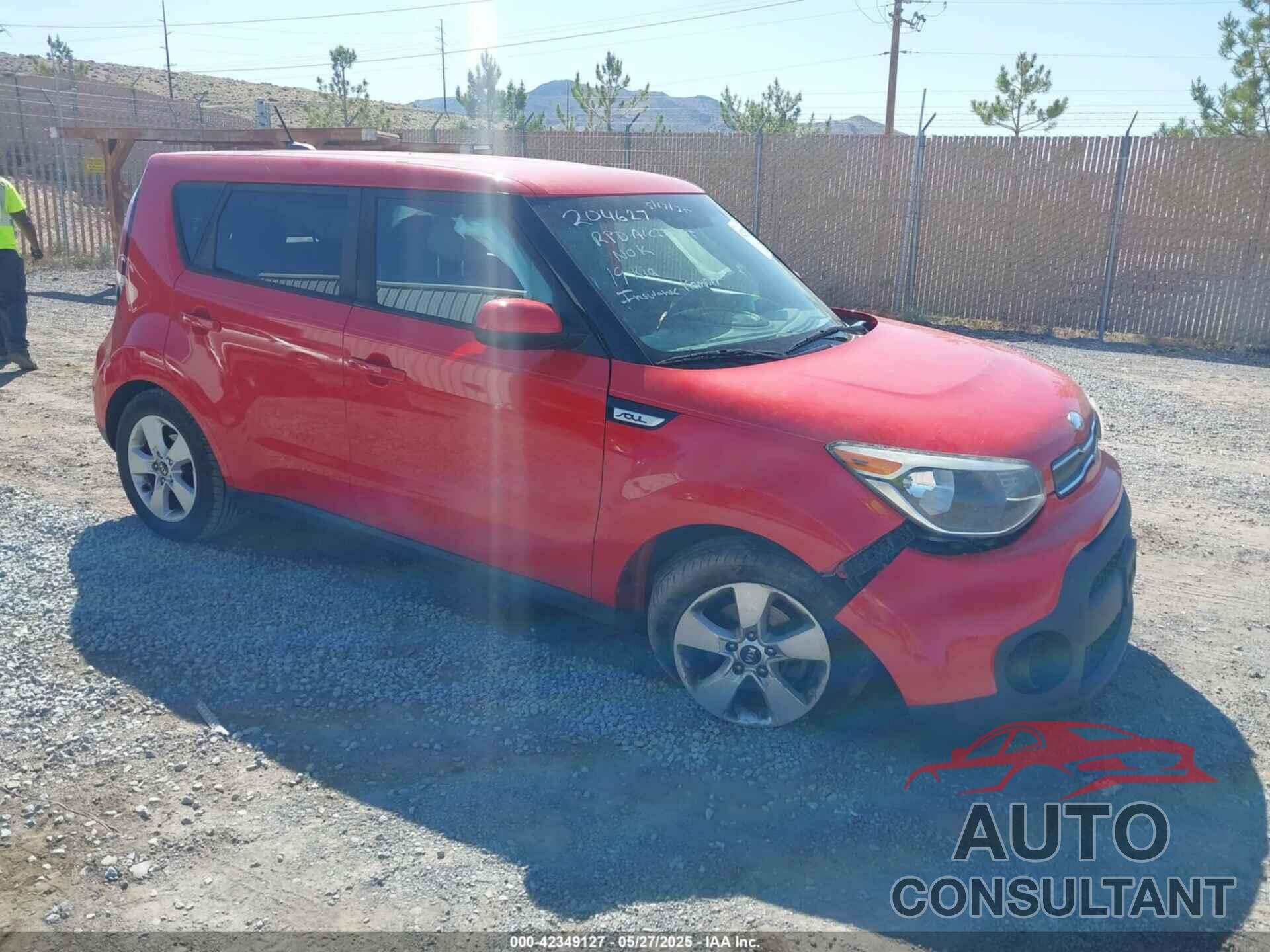 KIA SOUL 2019 - KNDJN2A27K7665585