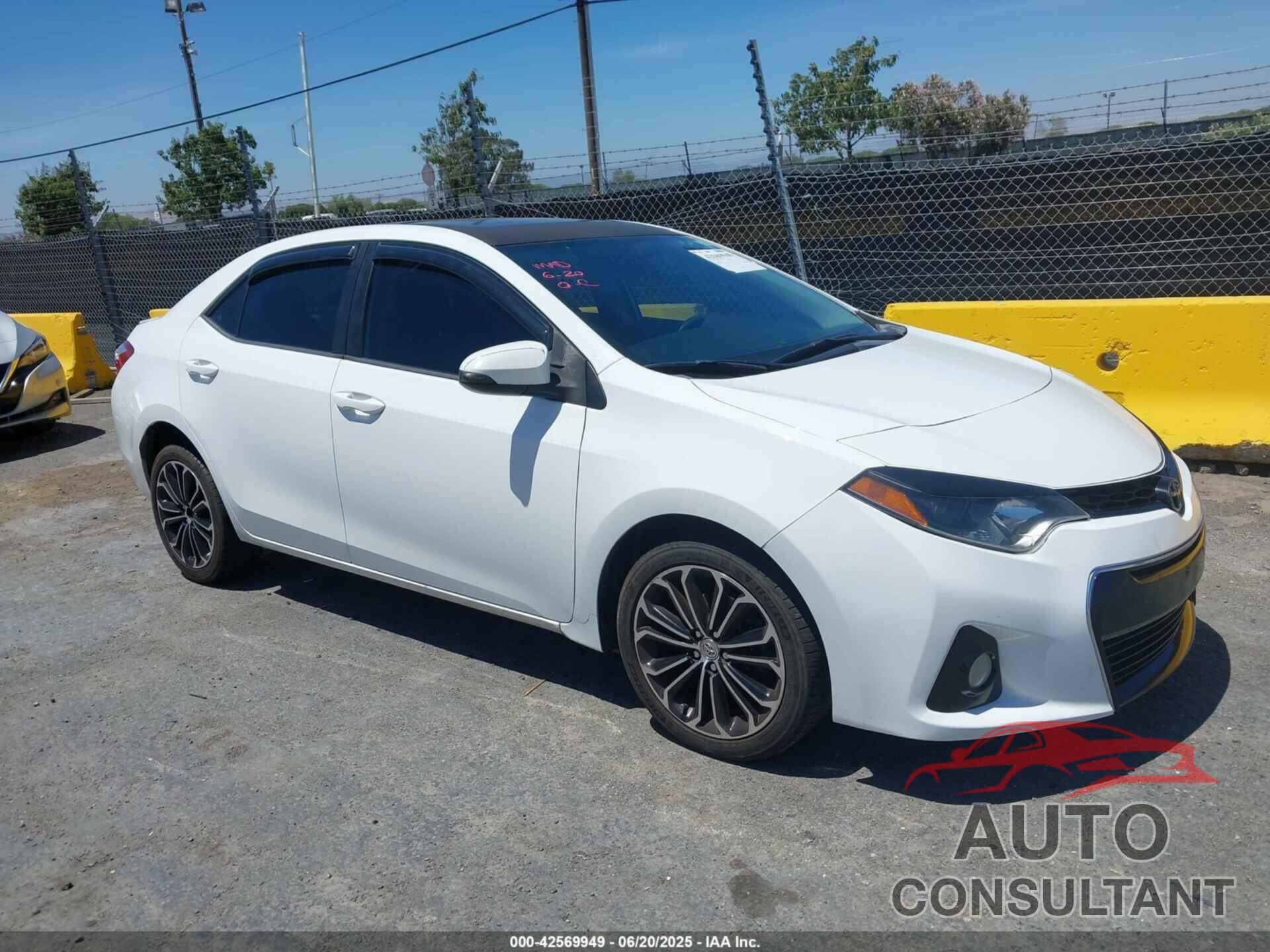 TOYOTA COROLLA 2014 - 2T1BURHE1EC004539