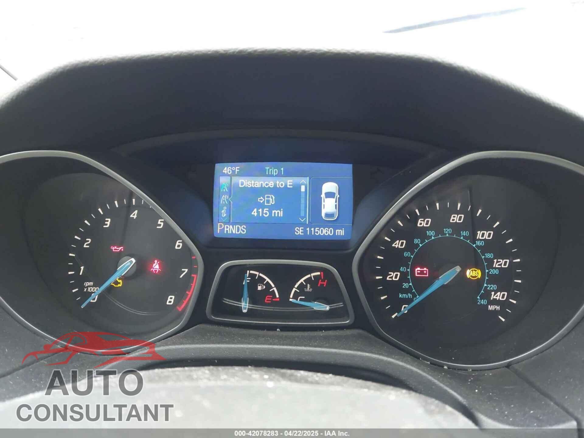 FORD FOCUS 2014 - 1FADP3K2XEL337834