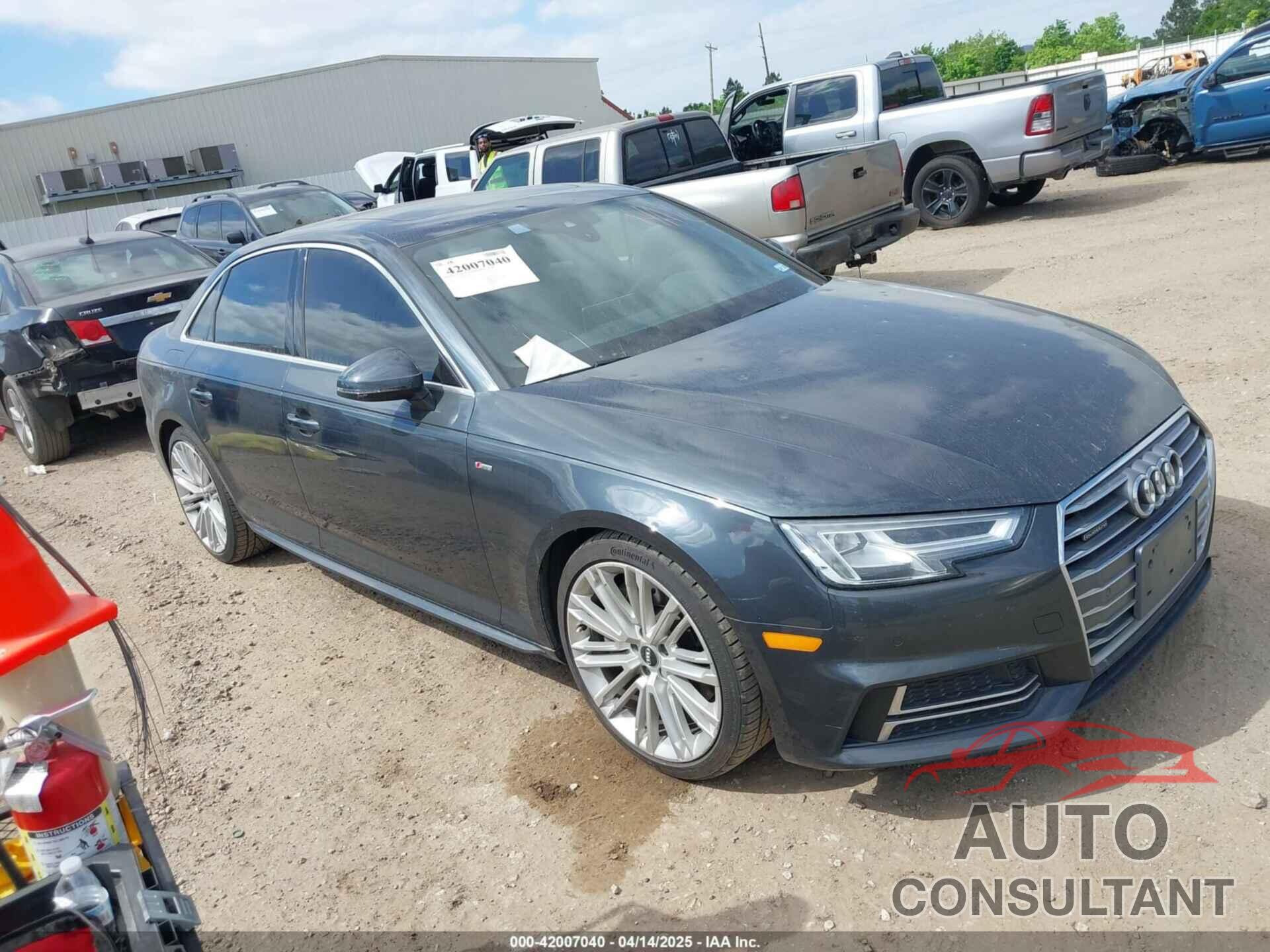 AUDI A4 2017 - WAUENAF44HN038026