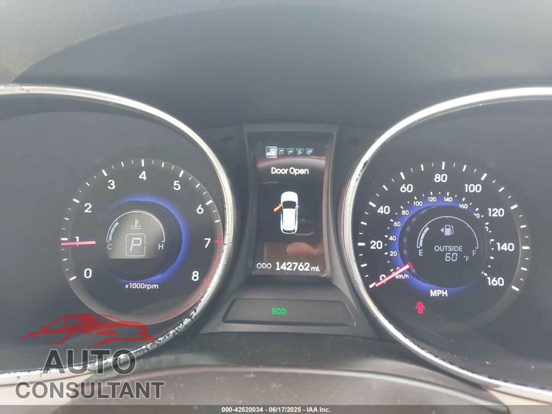 HYUNDAI SANTA FE 2013 - KM8SR4HFXDU004842