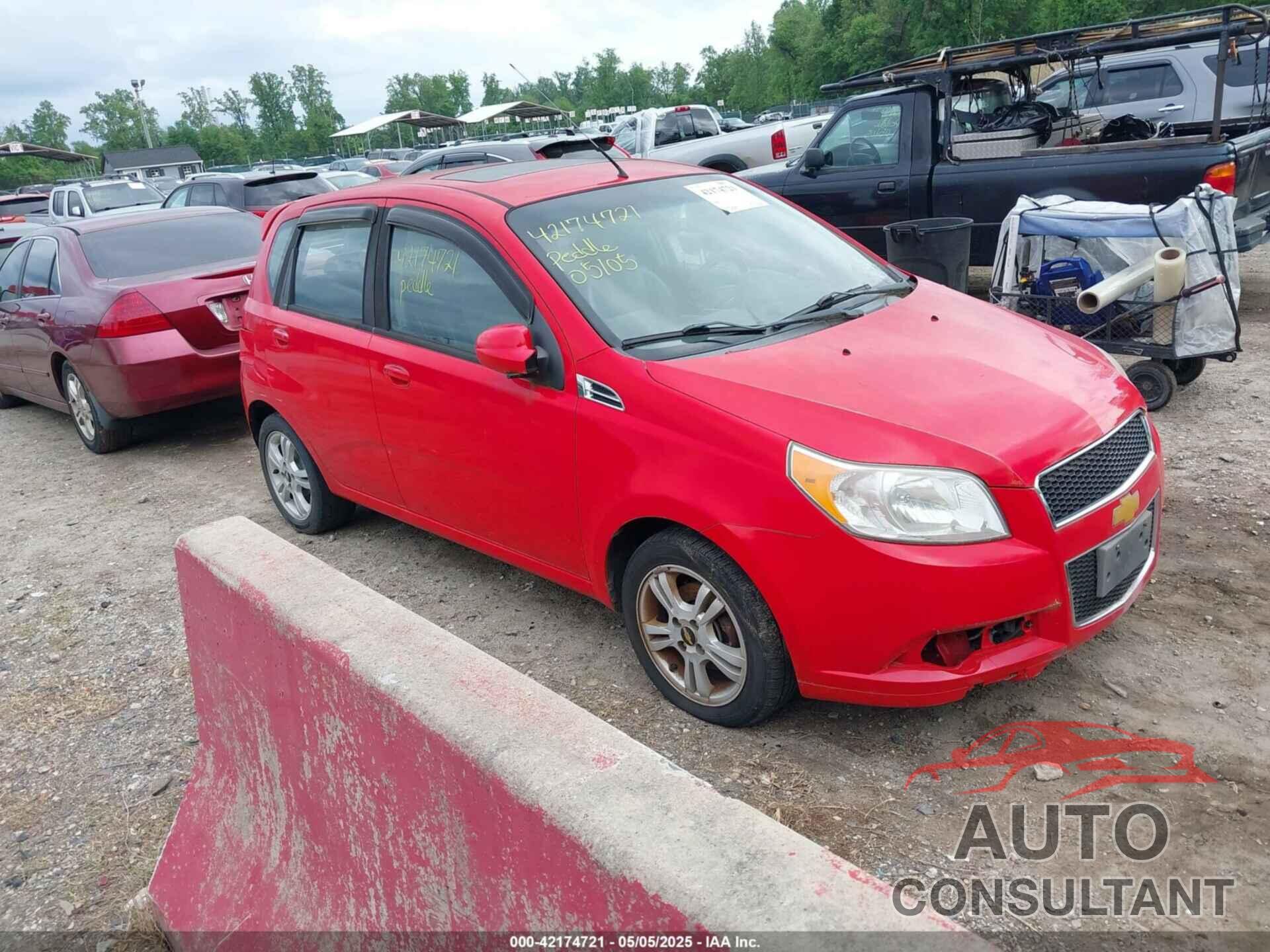 CHEVROLET AVEO 2011 - KL1TG6DE6BB120403