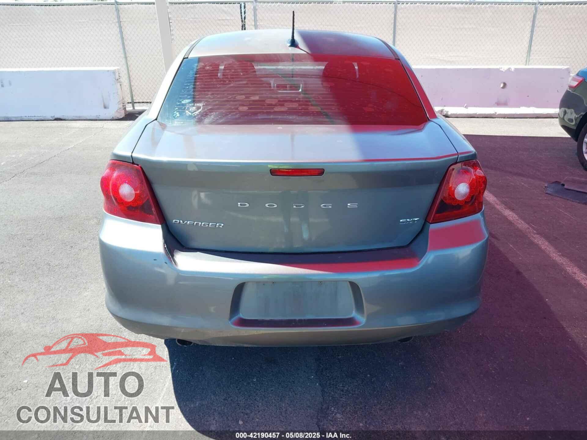 DODGE AVENGER 2013 - 1C3CDZCG3DN655815