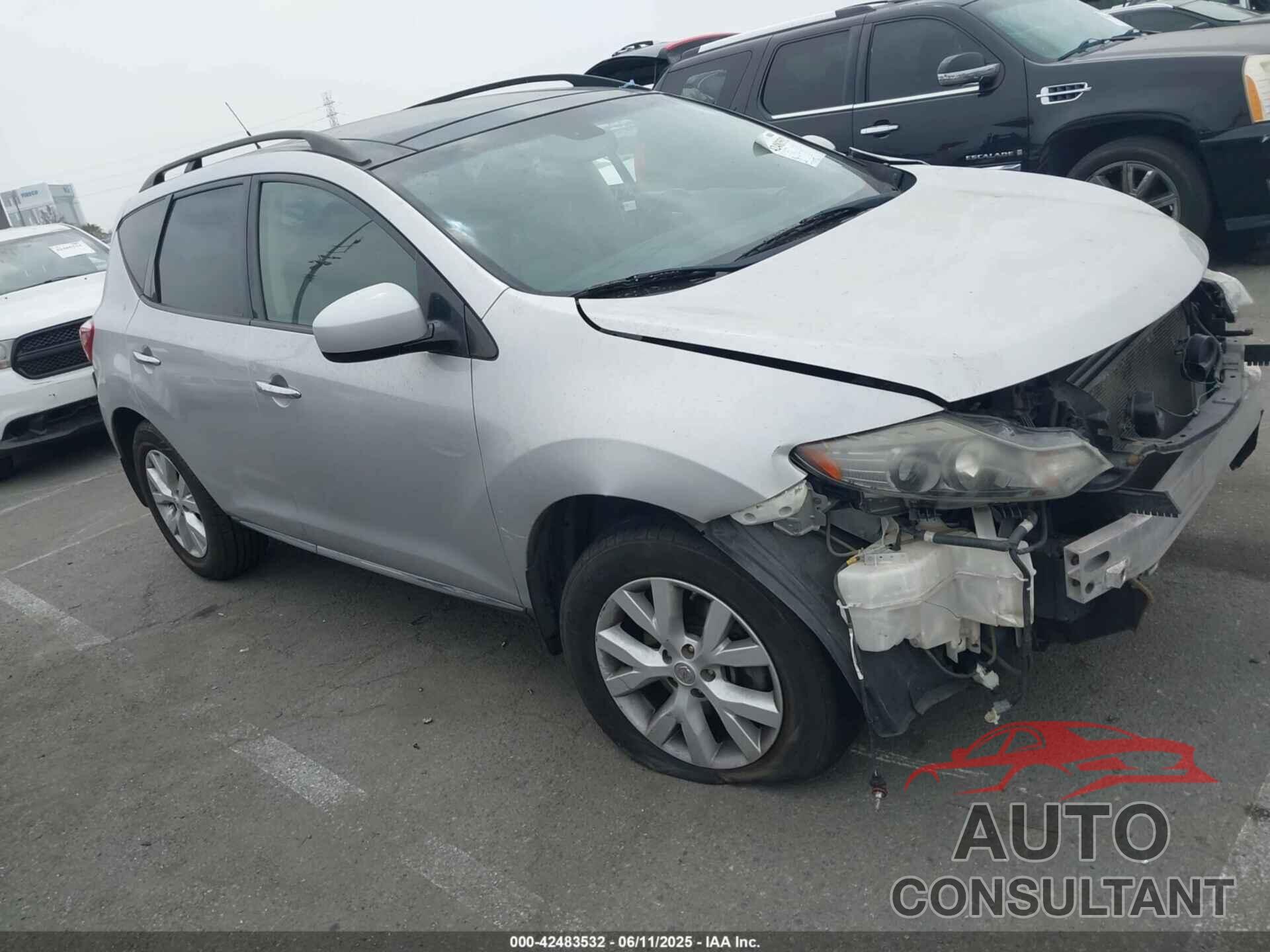 NISSAN MURANO 2014 - JN8AZ1MUXEW416577