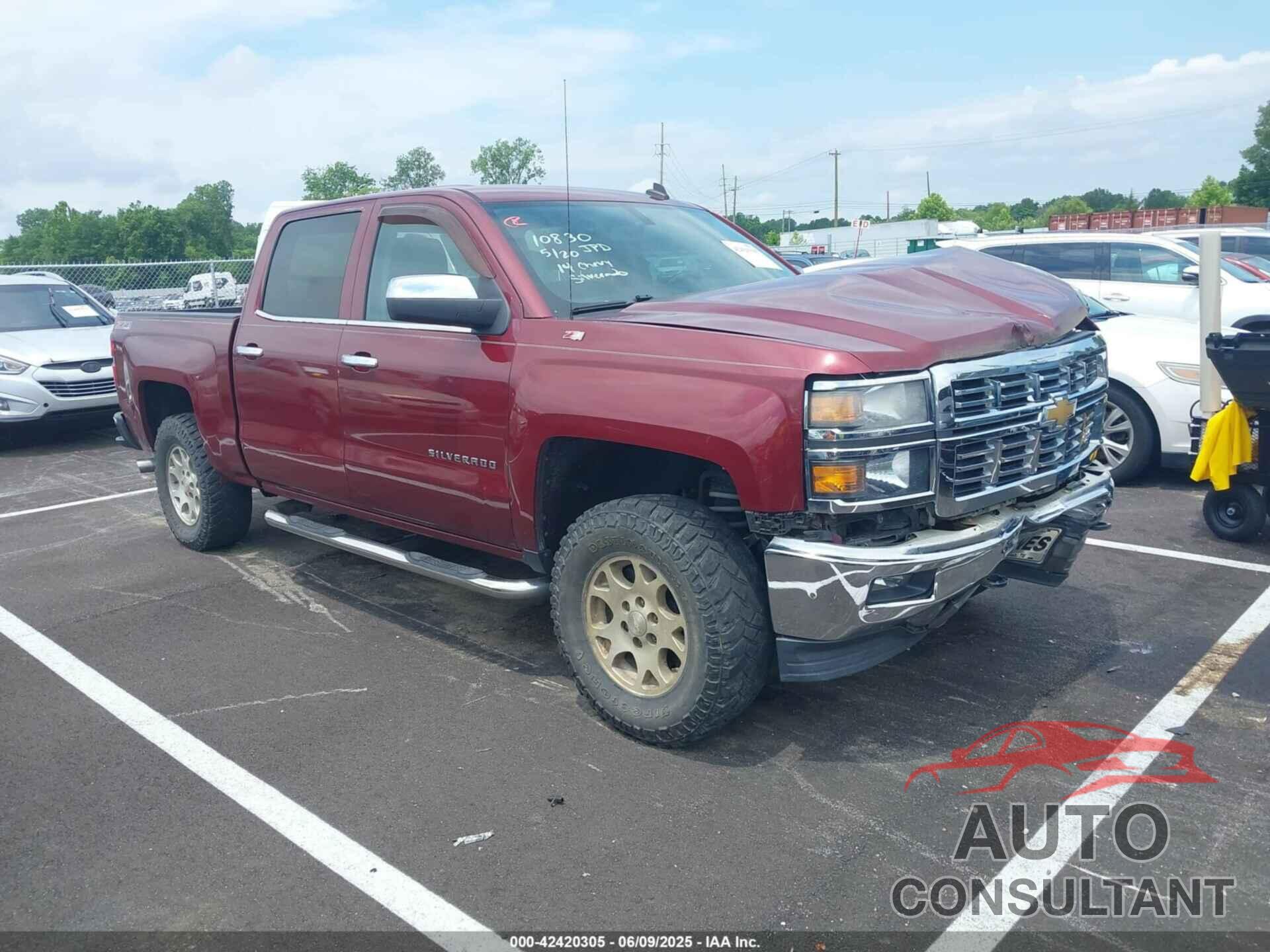 CHEVROLET SILVERADO 1500 2014 - 3GCUKRECXEG272674