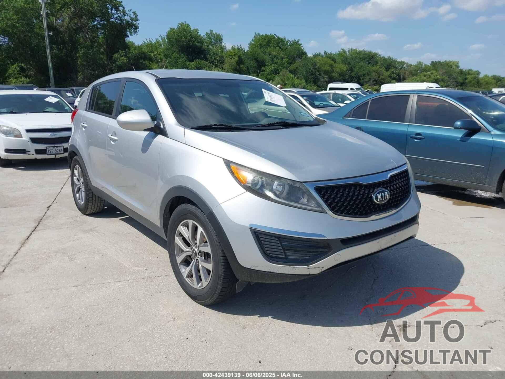 KIA SPORTAGE 2016 - KNDPB3AC4G7865154