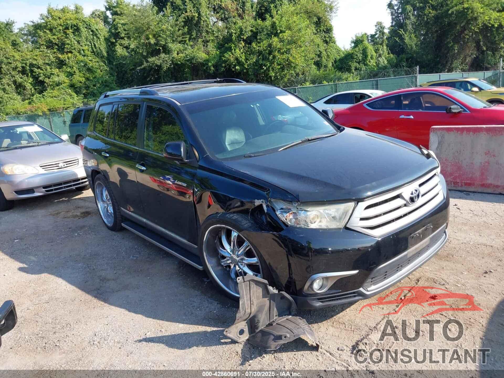 TOYOTA HIGHLANDER 2013 - 5TDDK3EH6DS214232