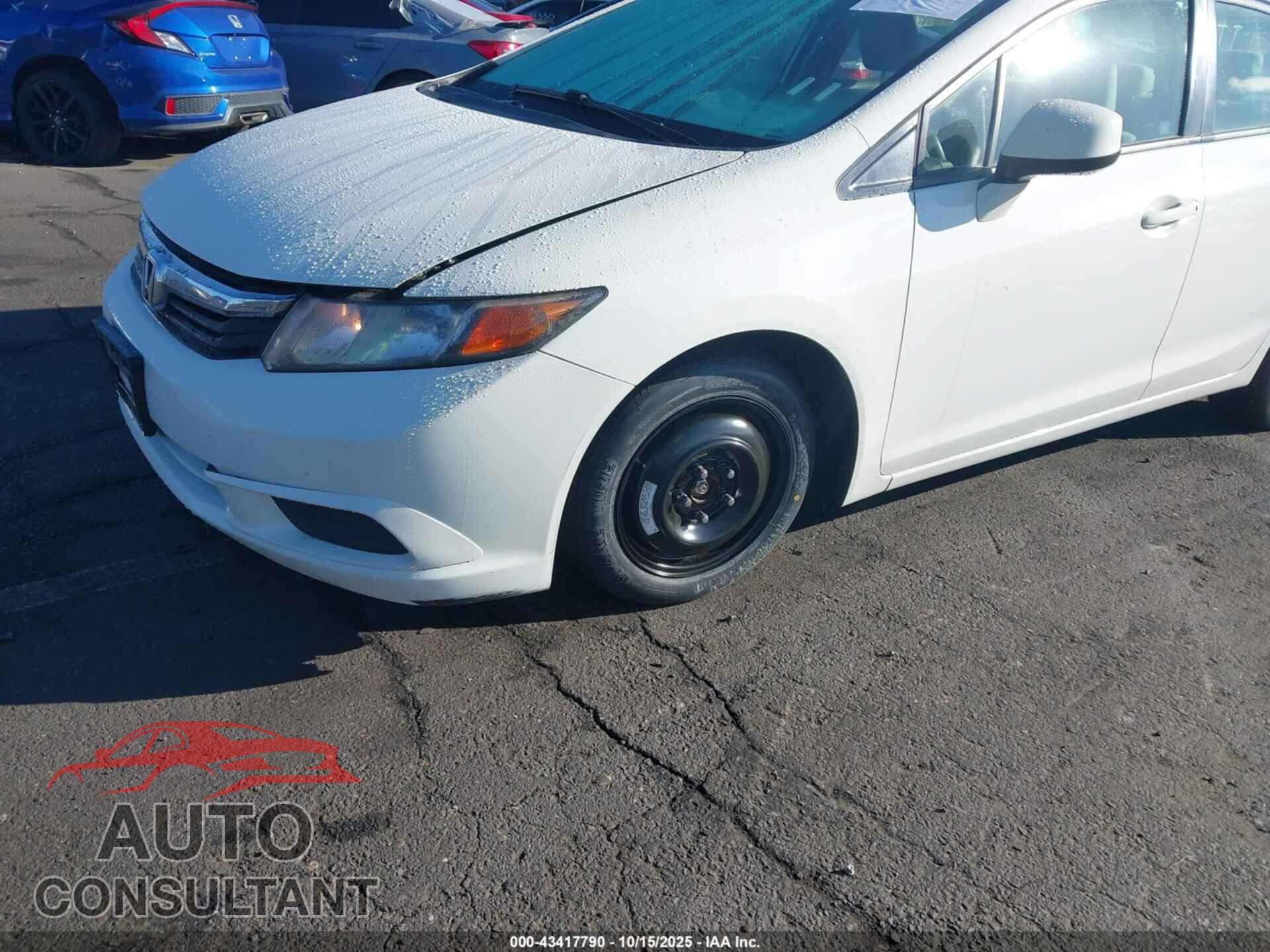 HONDA CIVIC 2012 - 19XFB2F88CE306811
