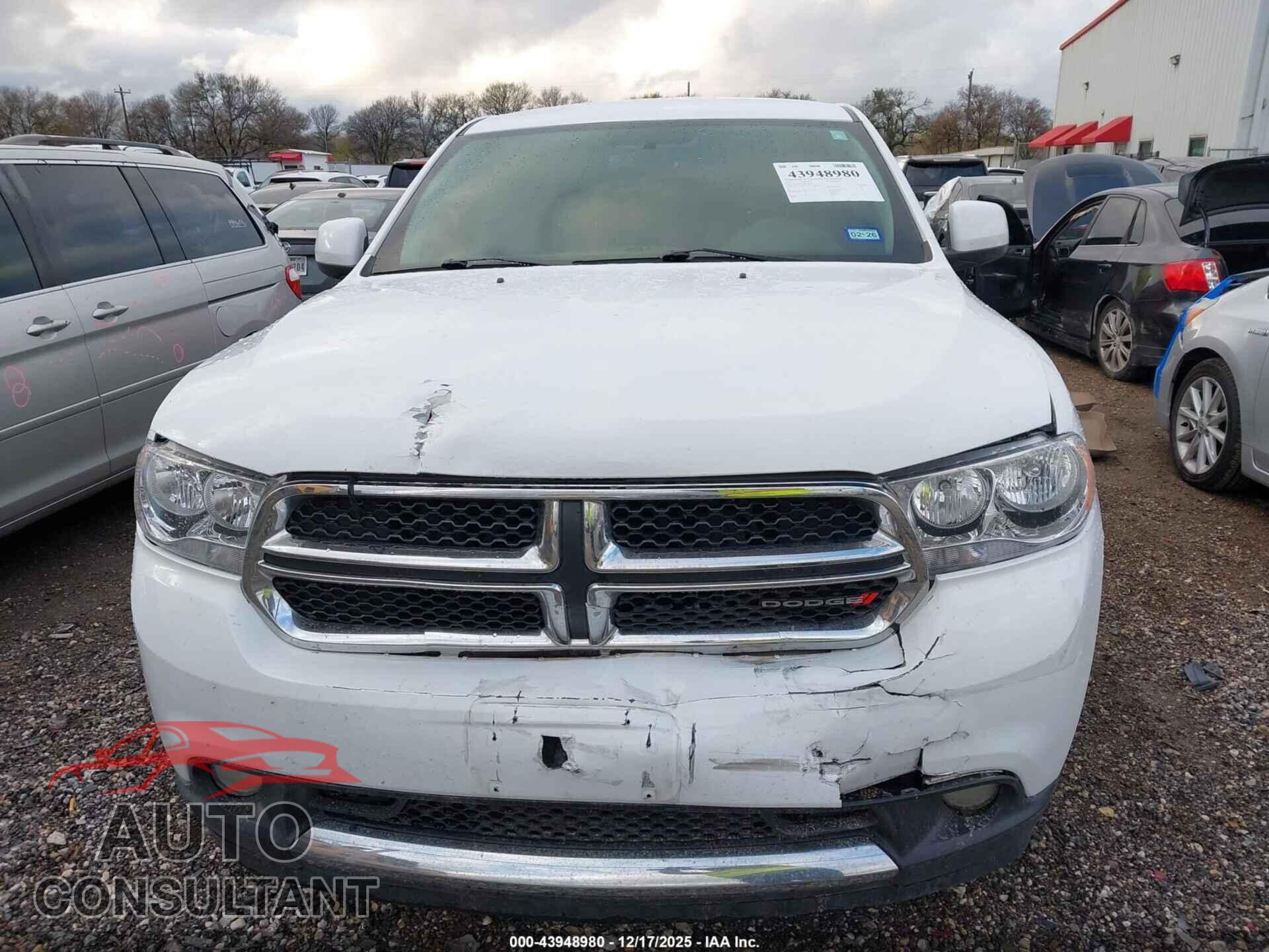 DODGE DURANGO 2013 - 1C4RDHAG6DC637291