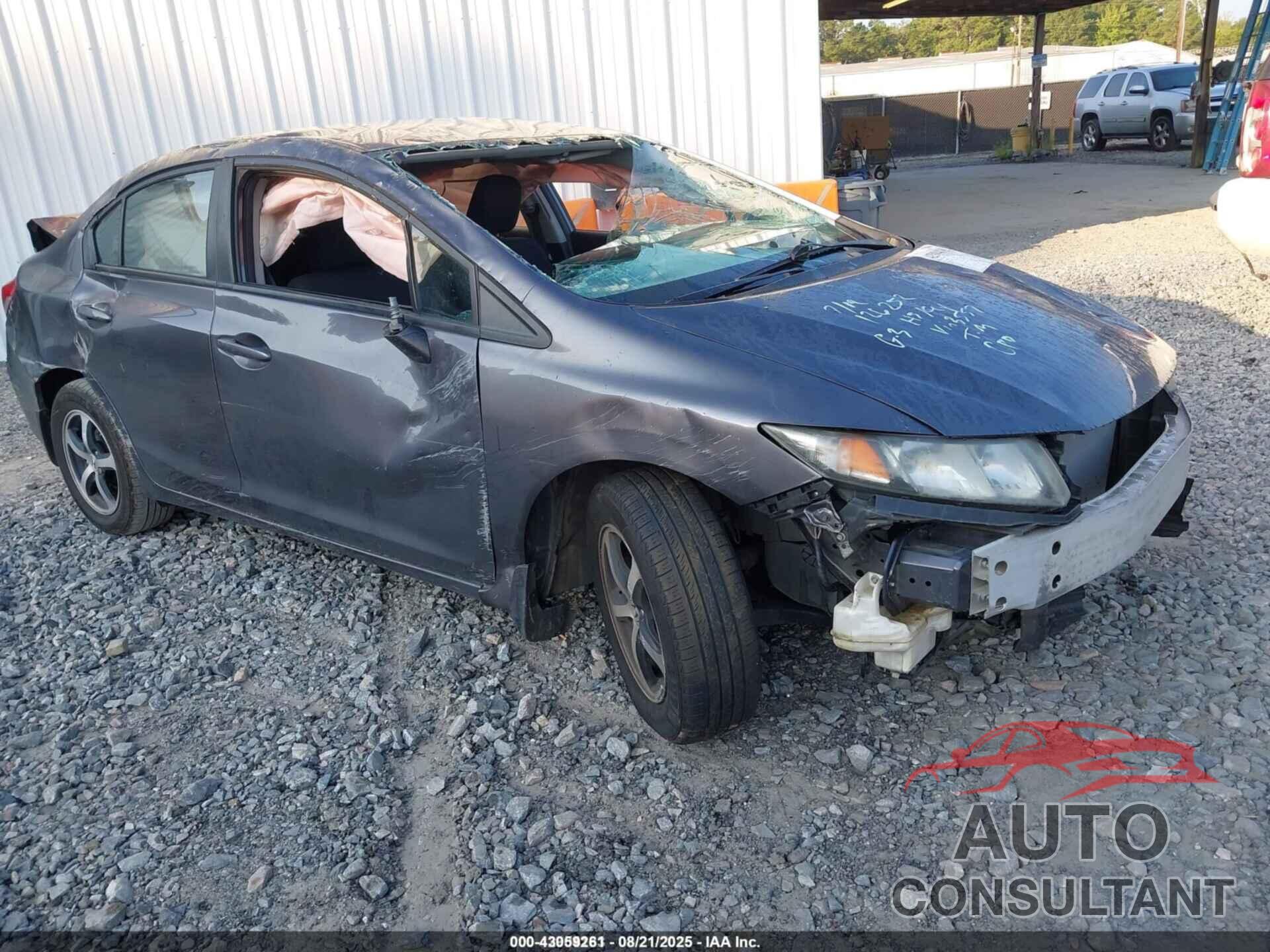 HONDA CIVIC 2015 - 19XFB2F76FE243557