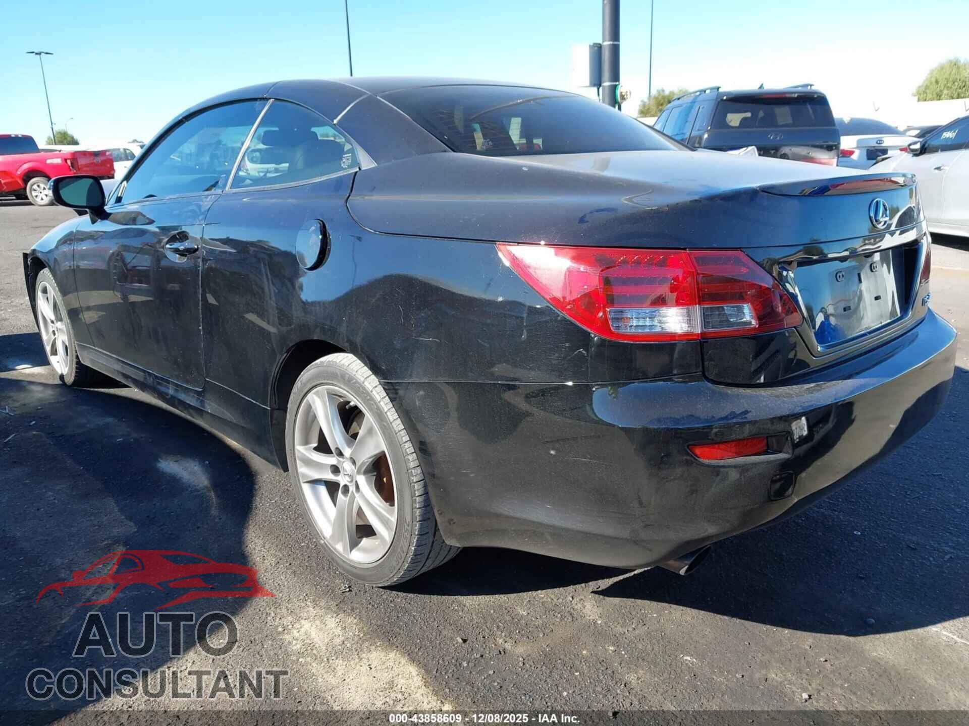 LEXUS IS 250C 2012 - JTHFF2C20C2522541