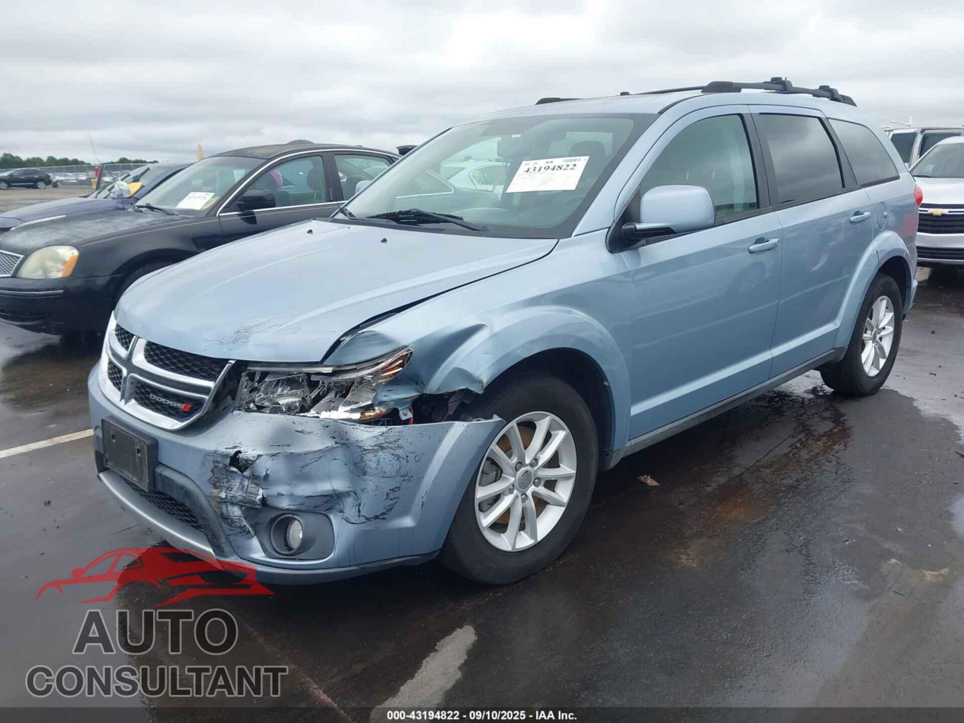 DODGE JOURNEY 2013 - 3C4PDDBG5DT607606