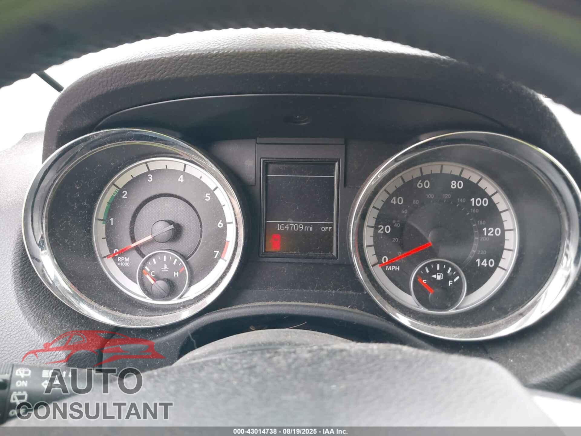 DODGE DURANGO 2013 - 1C4RDJAG5DC510250