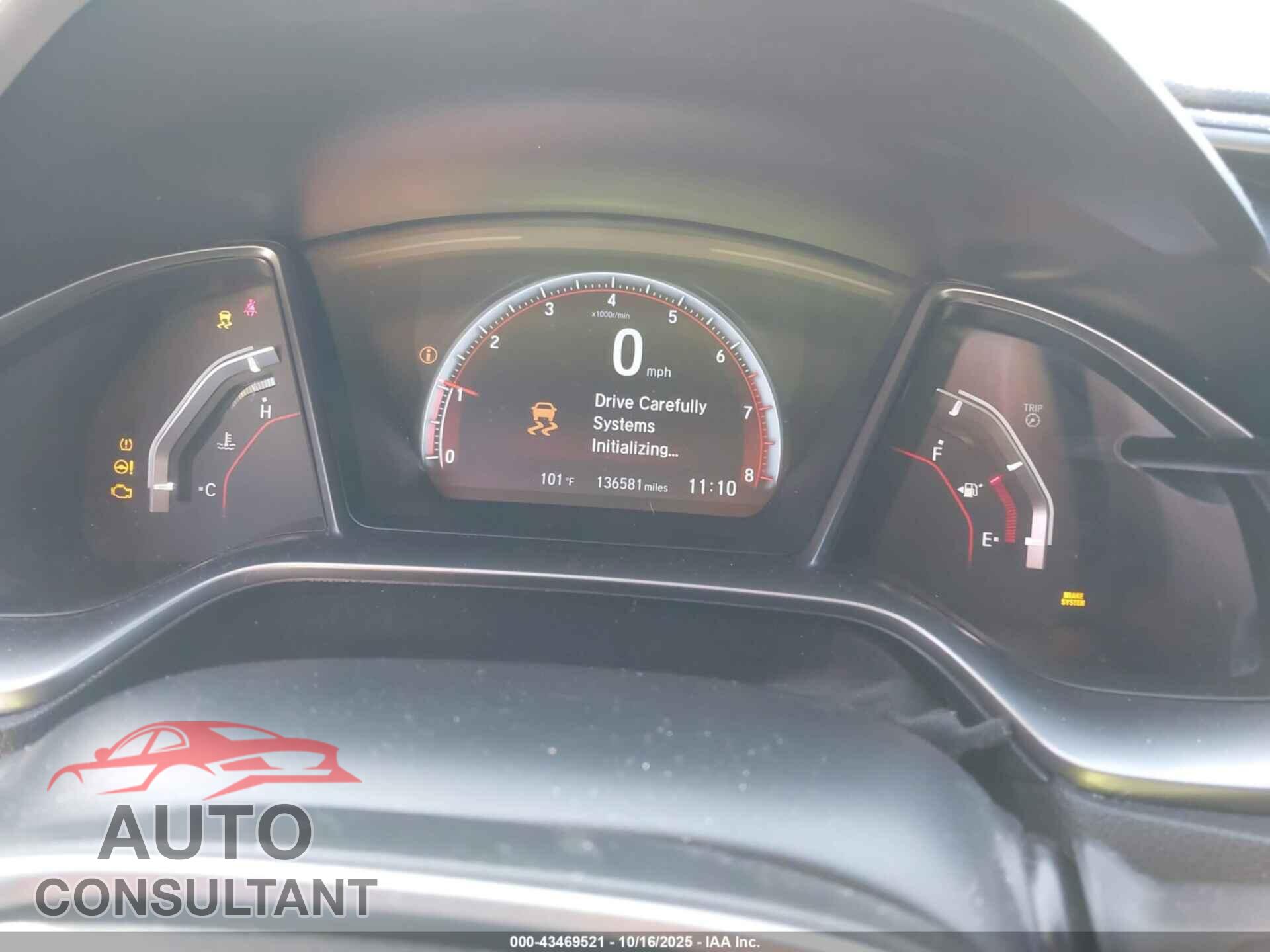 HONDA CIVIC 2018 - 2HGFC3A59JH754106