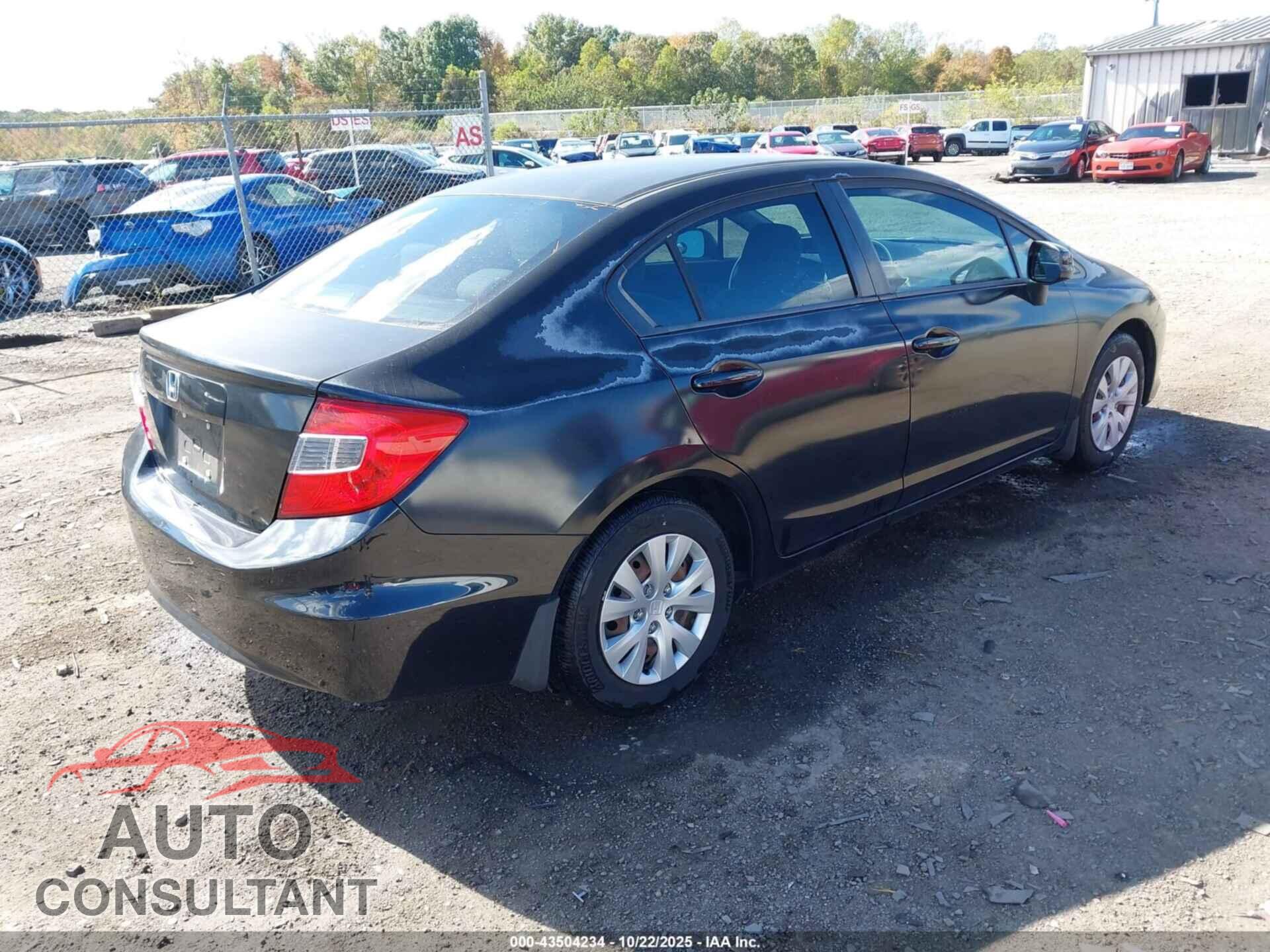 HONDA CIVIC 2012 - 2HGFB2F55CH594945
