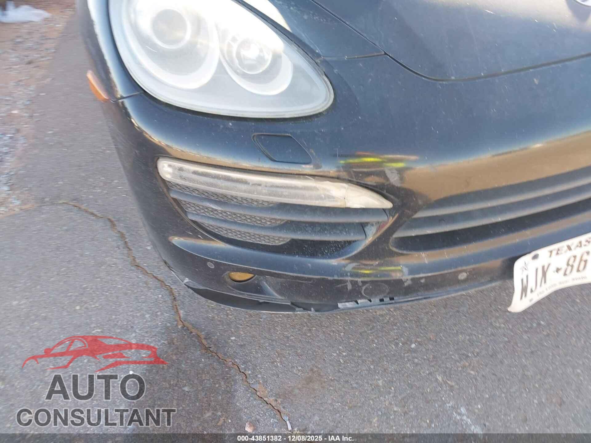 PORSCHE CAYENNE 2012 - WP1AB2A26CLA41700