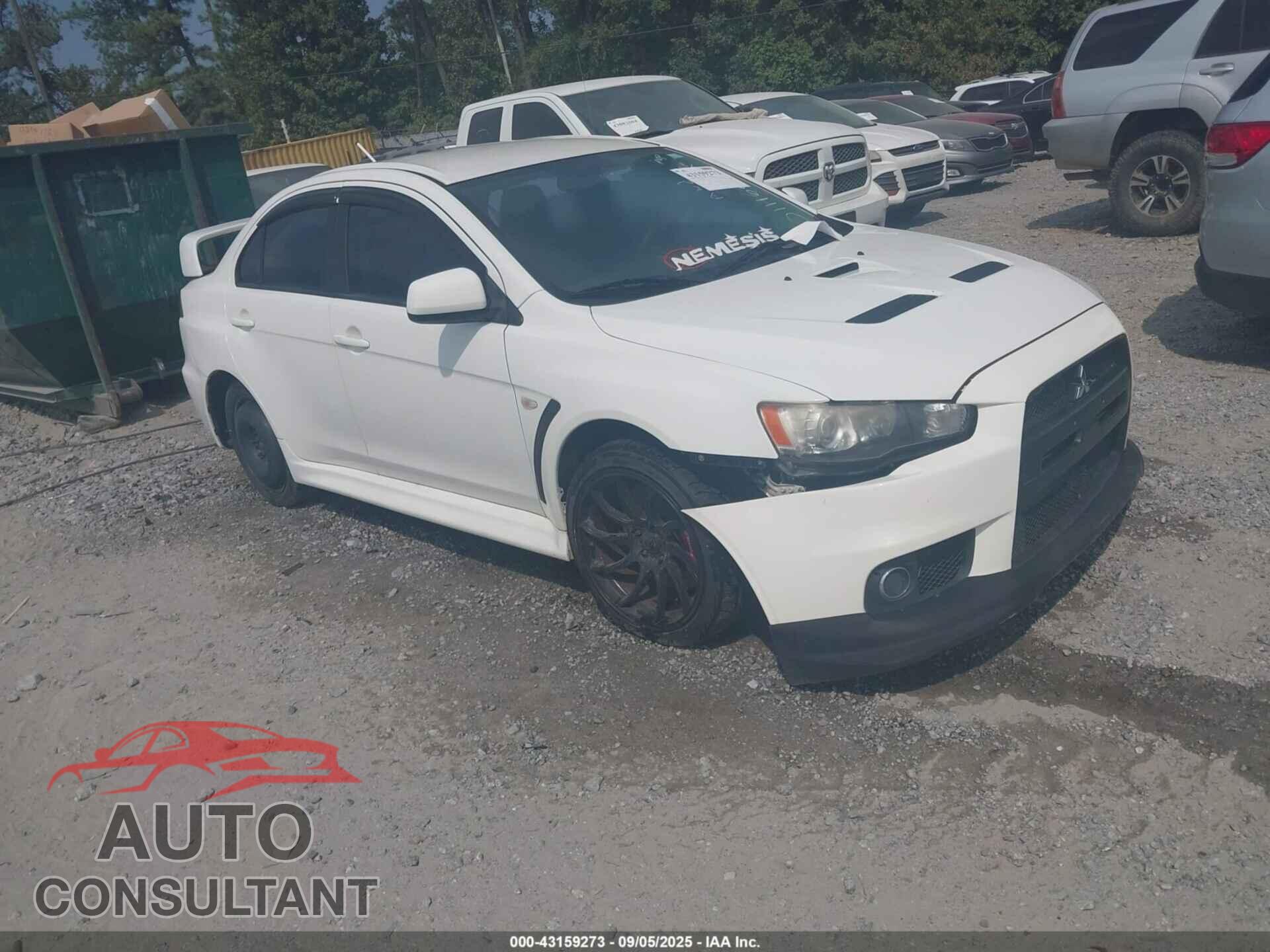 MITSUBISHI LANCER EVOLUTION 2014 - JA32W8FV0EU011166