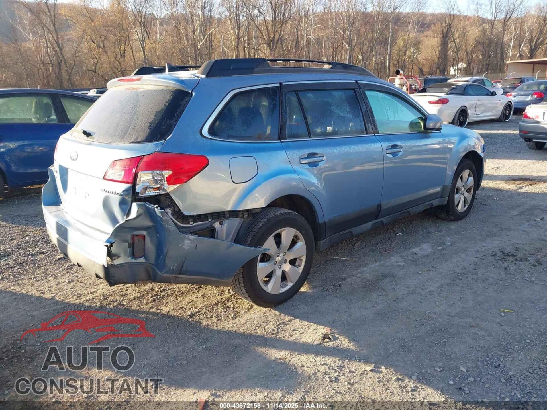 SUBARU OUTBACK 2011 - 4S4BRCLC5B3373490