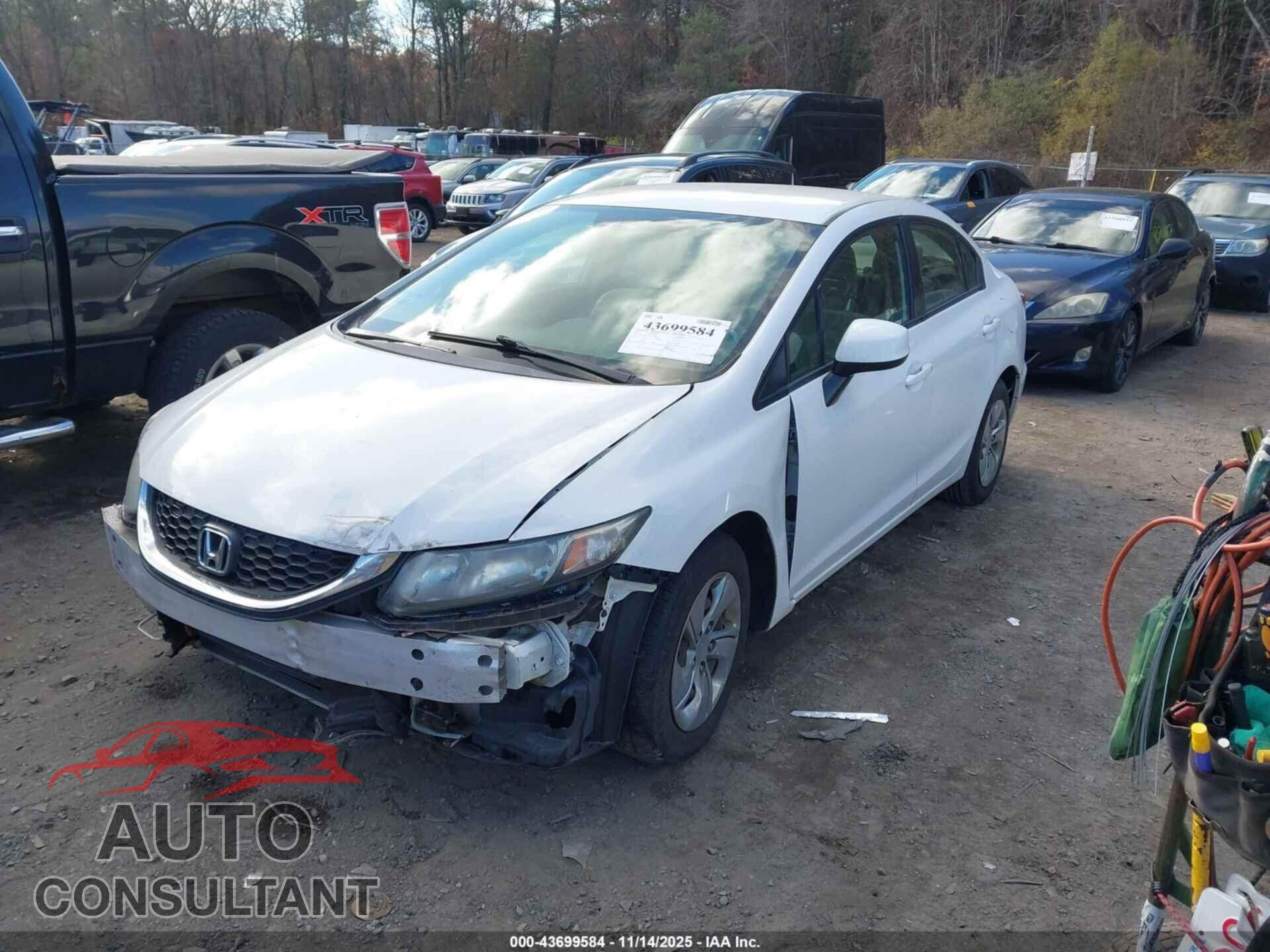HONDA CIVIC 2013 - 2HGFB2F5XDH563255