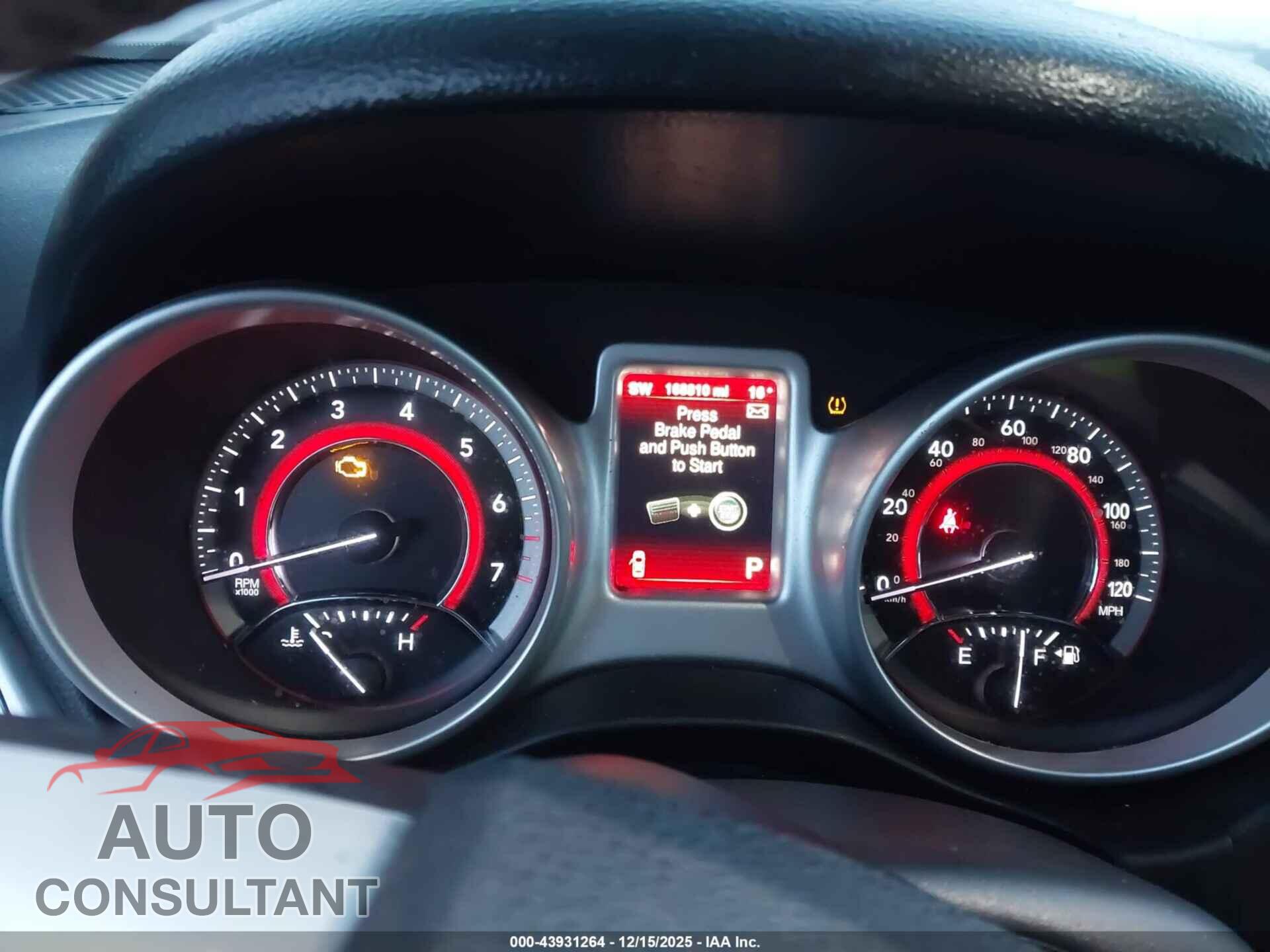 DODGE JOURNEY 2015 - 3C4PDCBB6FT709014