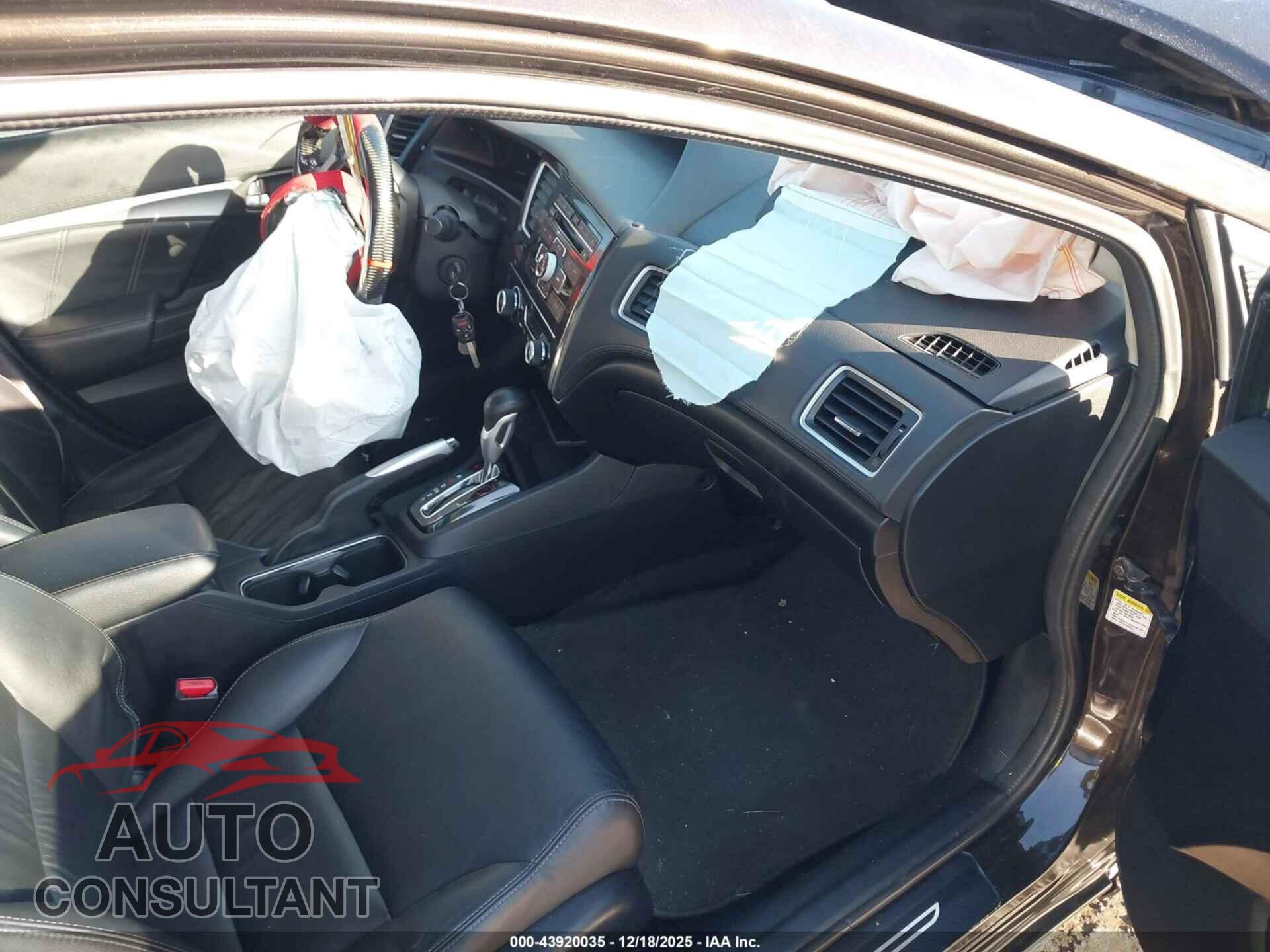 HONDA CIVIC 2013 - 19XFB2F97DE258602
