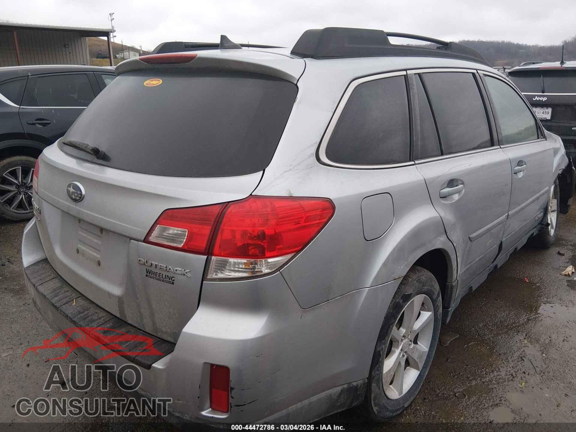 SUBARU OUTBACK 2013 - 4S4BRCJC6D3204729