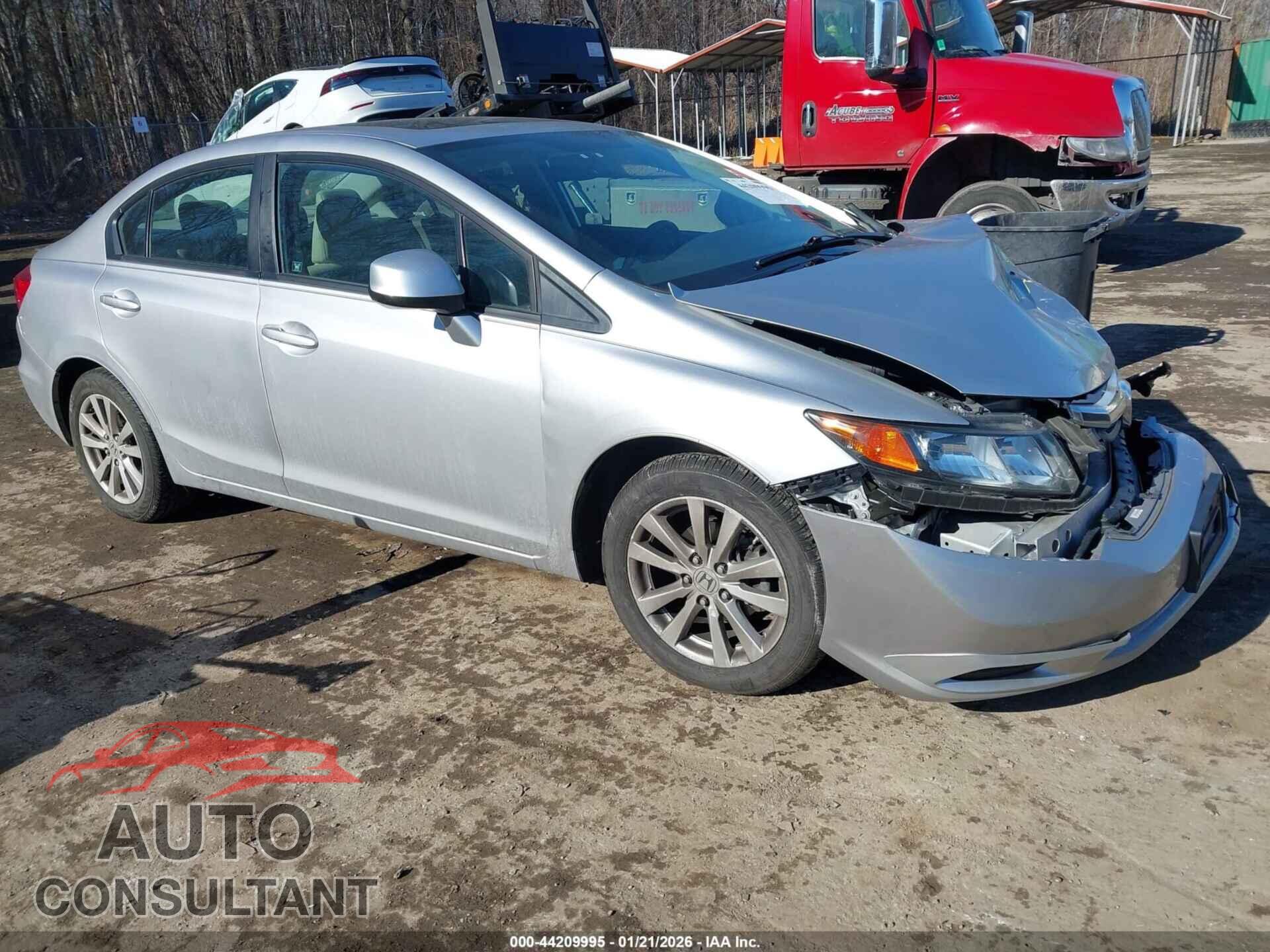 HONDA CIVIC 2012 - 19XFB2F96CE322871