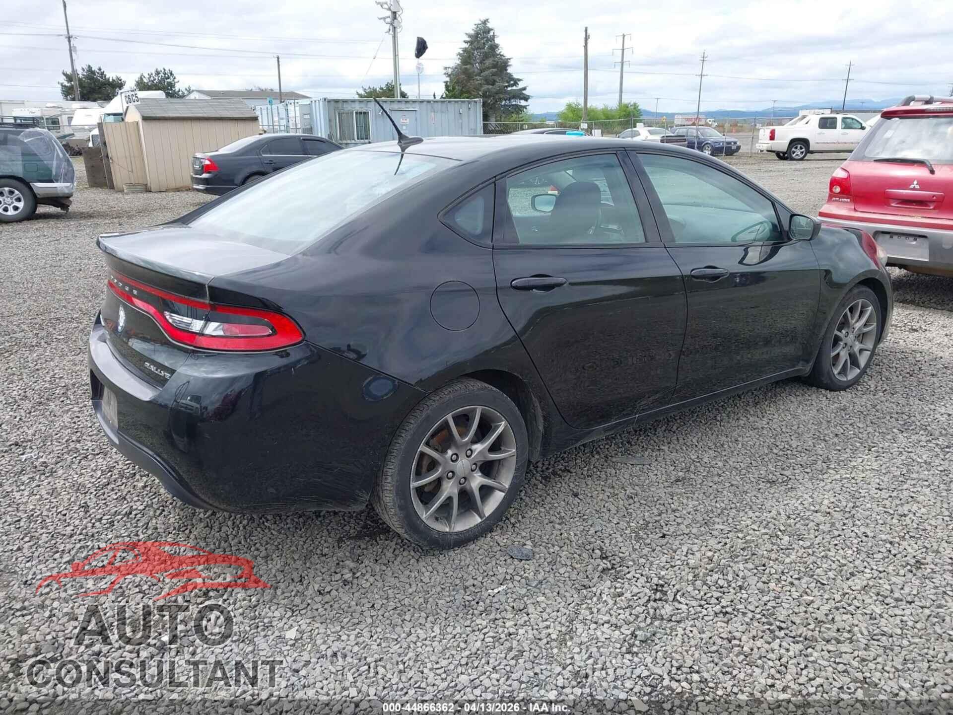 DODGE DART 2013 - 1C3CDFBA2DD347584
