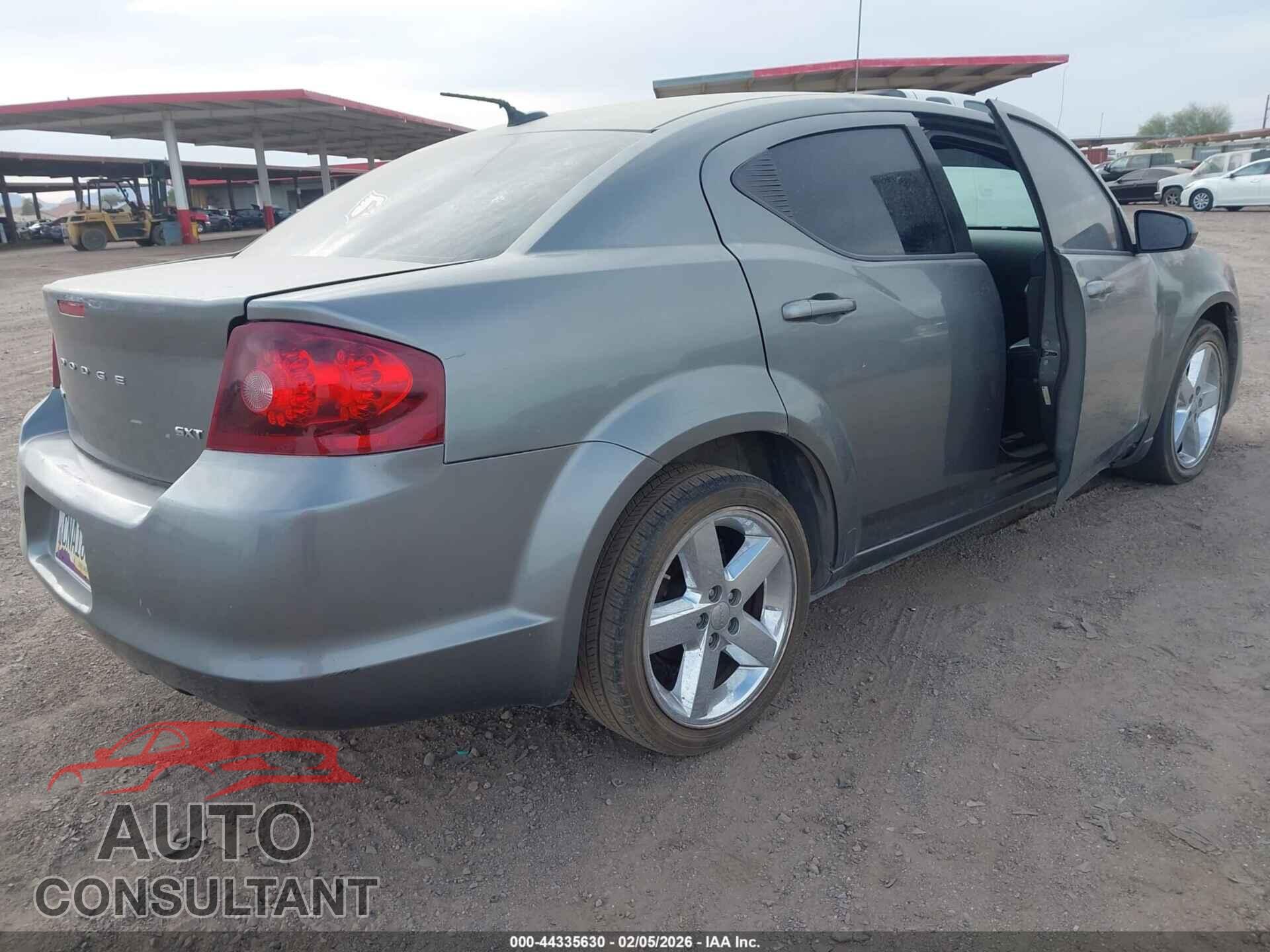 DODGE AVENGER 2013 - 1C3CDZCB2DN554785