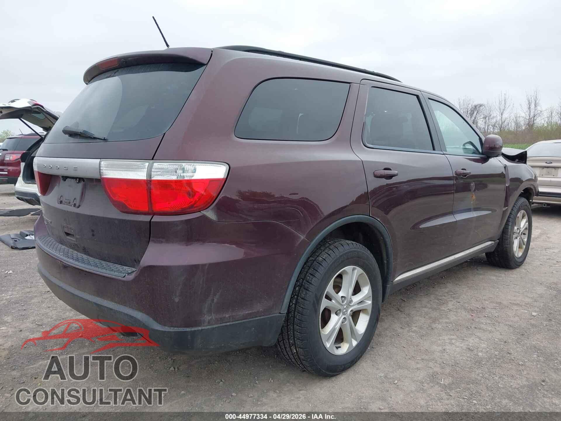 DODGE DURANGO 2012 - 1C4RDJAGXCC242178