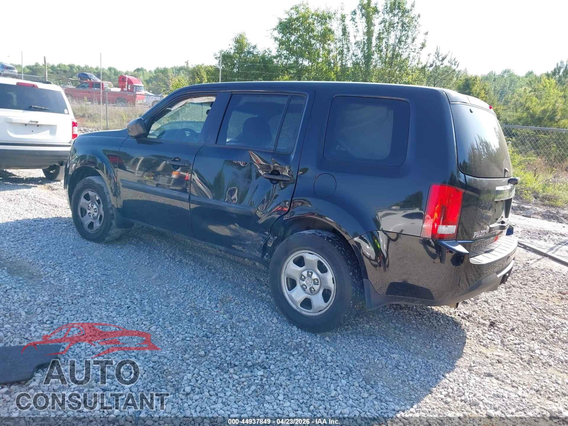 HONDA PILOT 2012 - 5FNYF3H24CB033131