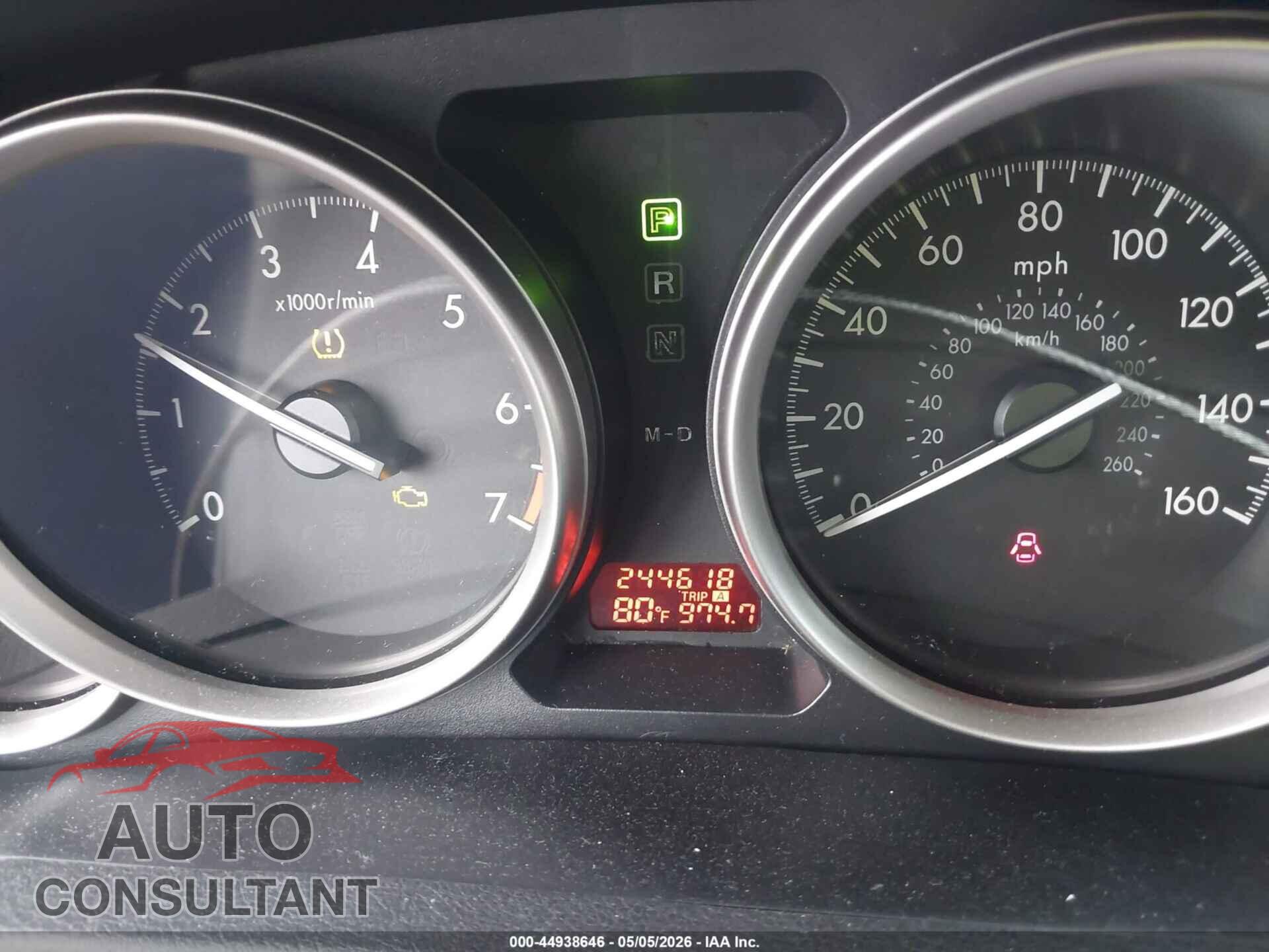 MAZDA MAZDA6 2010 - 1YVHZ8CH0A5M38492