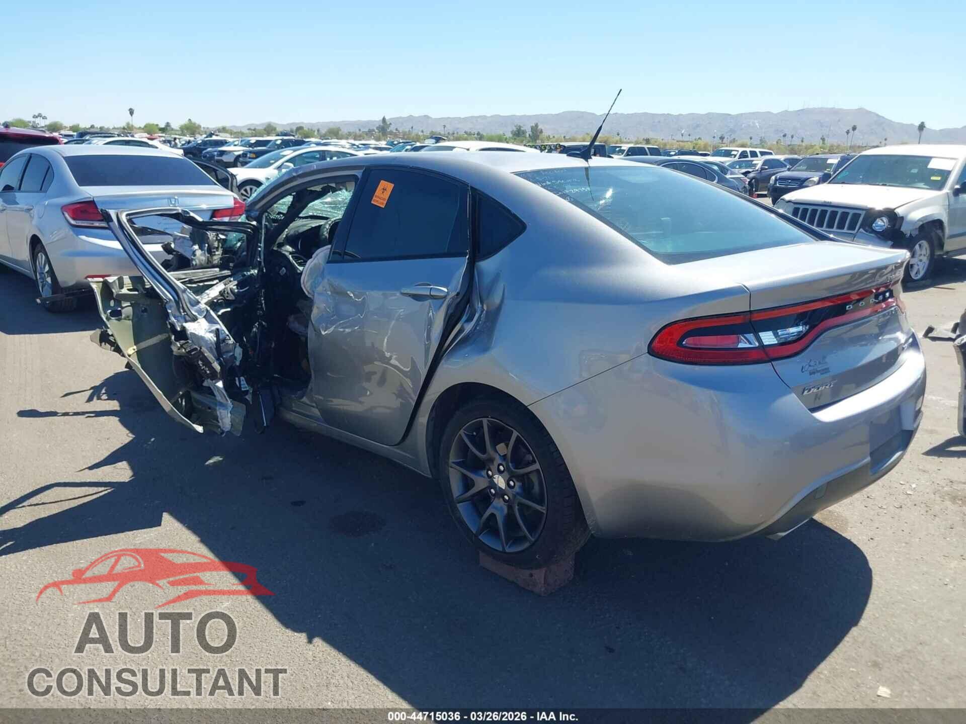 DODGE DART 2016 - 1C3CDFBB2GD540475