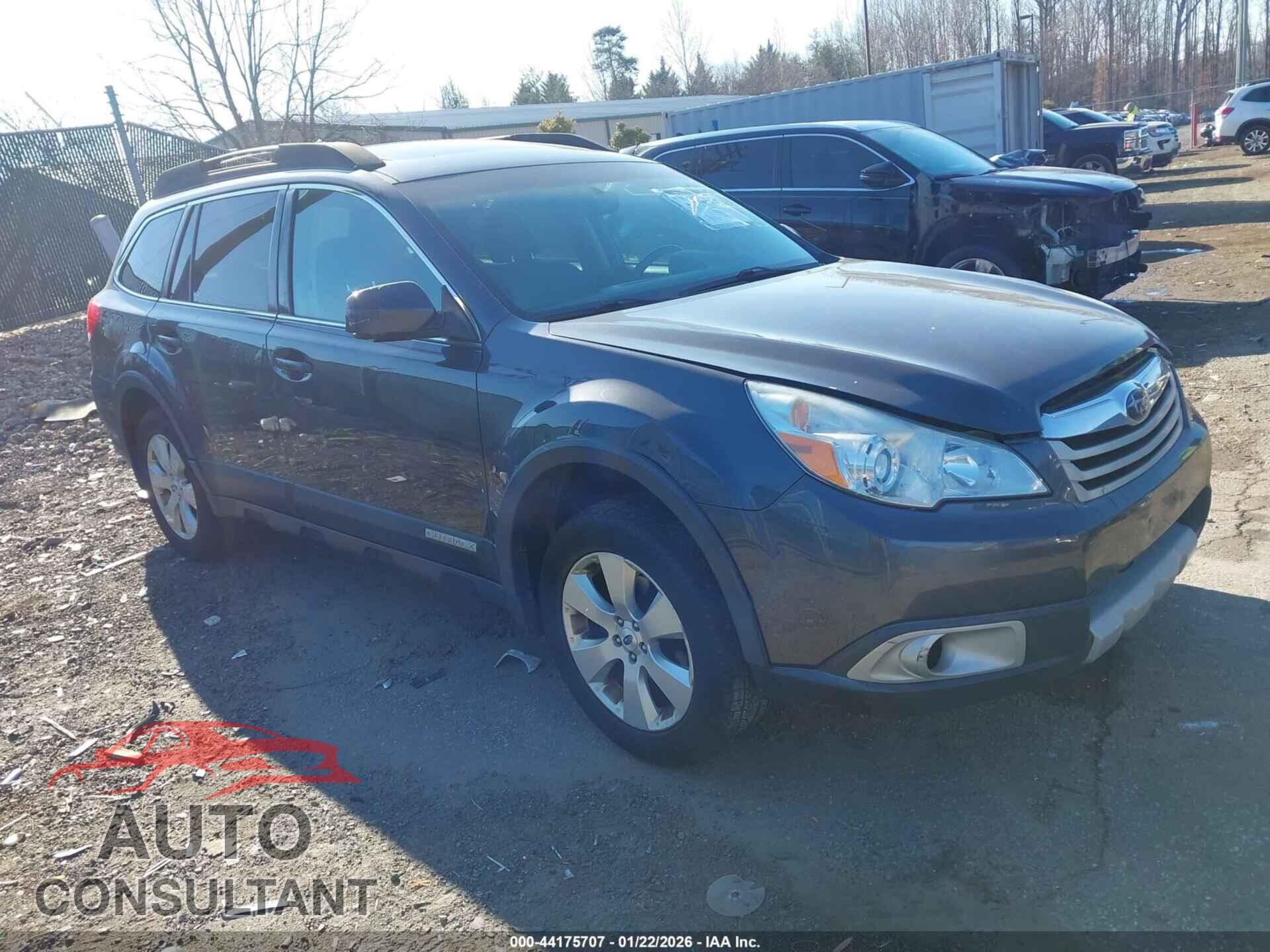 SUBARU OUTBACK 2011 - 4S4BRBLC2B3443263