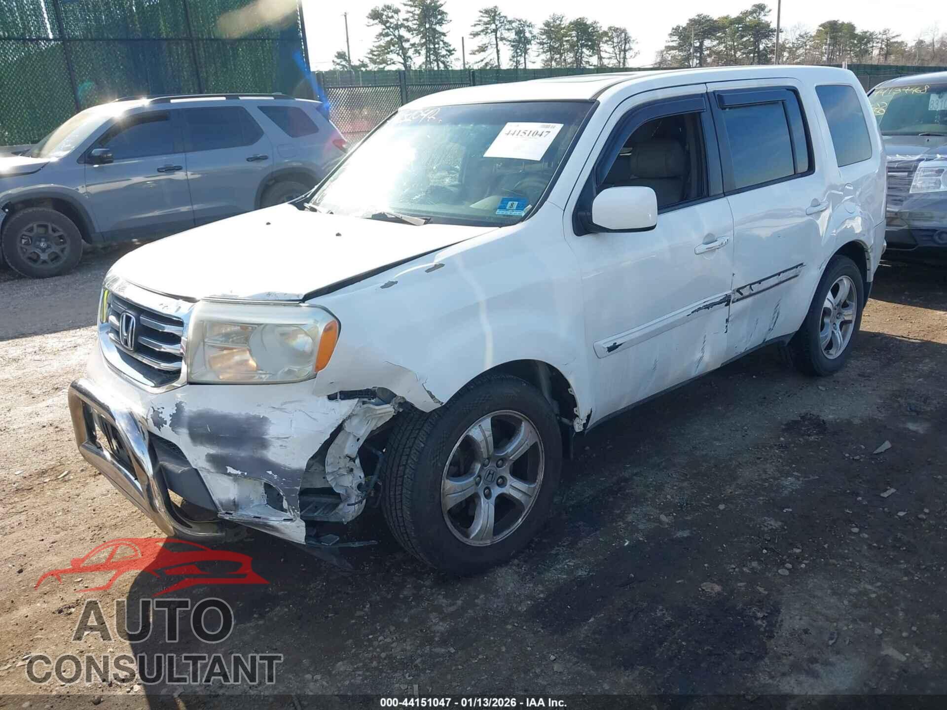 HONDA PILOT 2012 - 5FNYF4H72CB017768