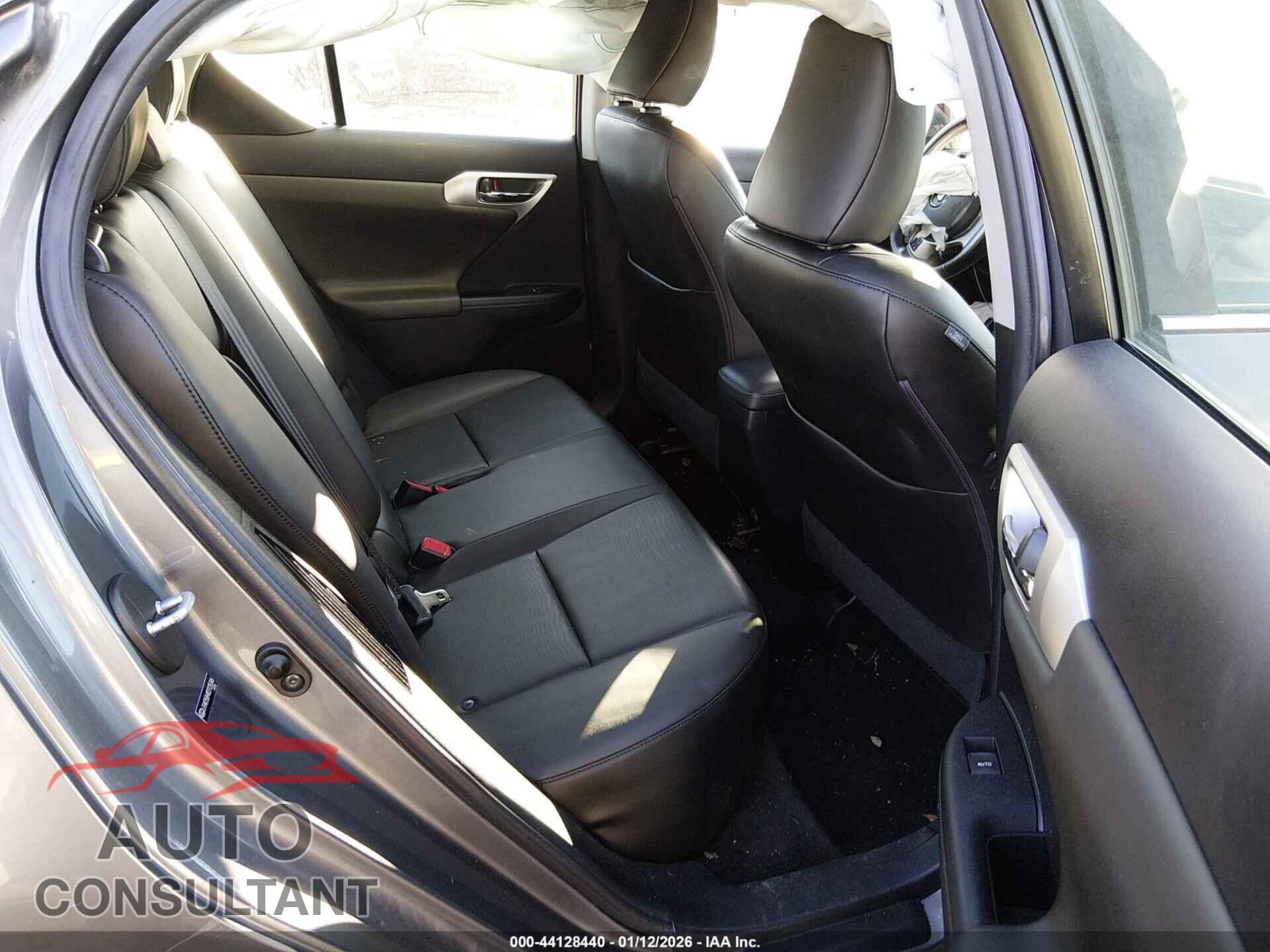 LEXUS CT 2013 - JTHKD5BH4D2125346