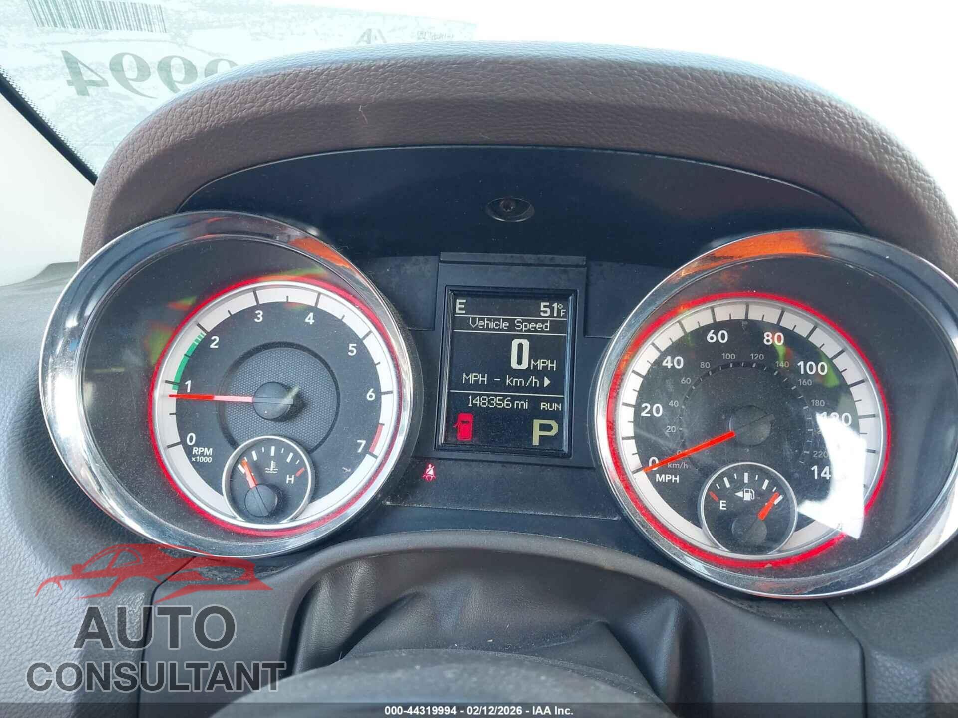 DODGE DURANGO 2013 - 1C4RDJAG0DC500418
