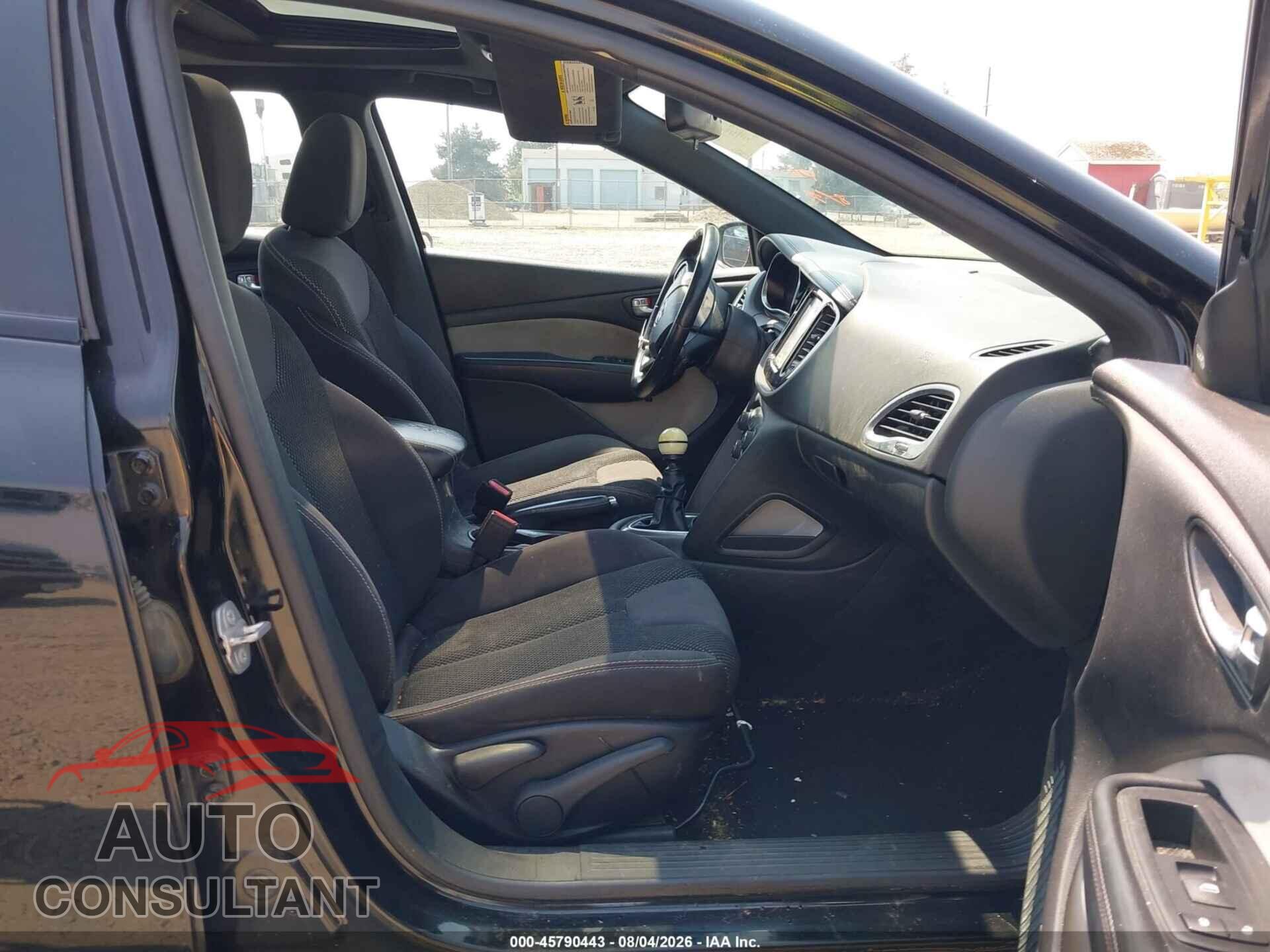 DODGE DART 2015 - 1C3CDFBB5FD200736