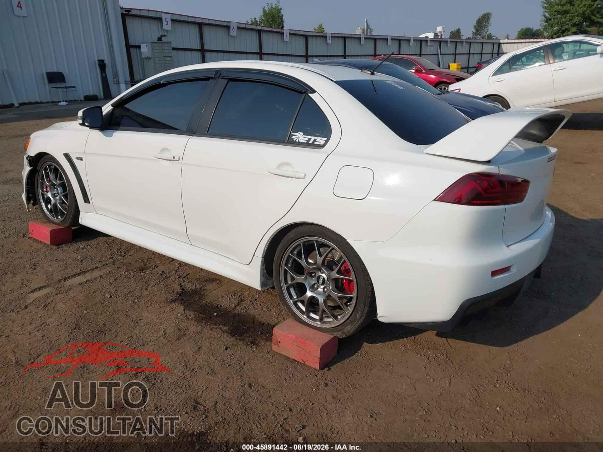MITSUBISHI LANCER EVOLUTION 2015 - JA32W8FV2FU603959