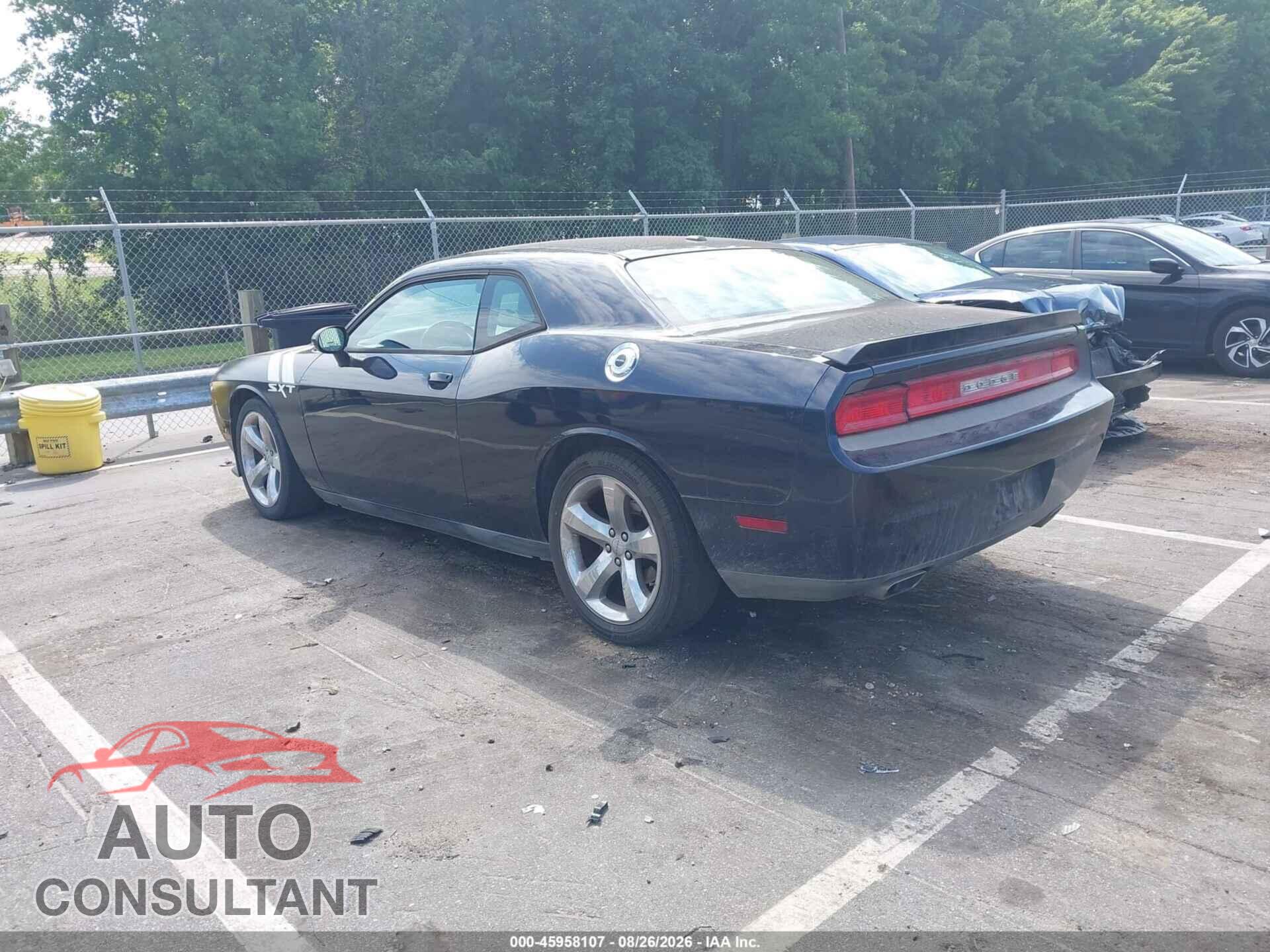 DODGE CHALLENGER 2012 - 2C3CDYAG7CH204598