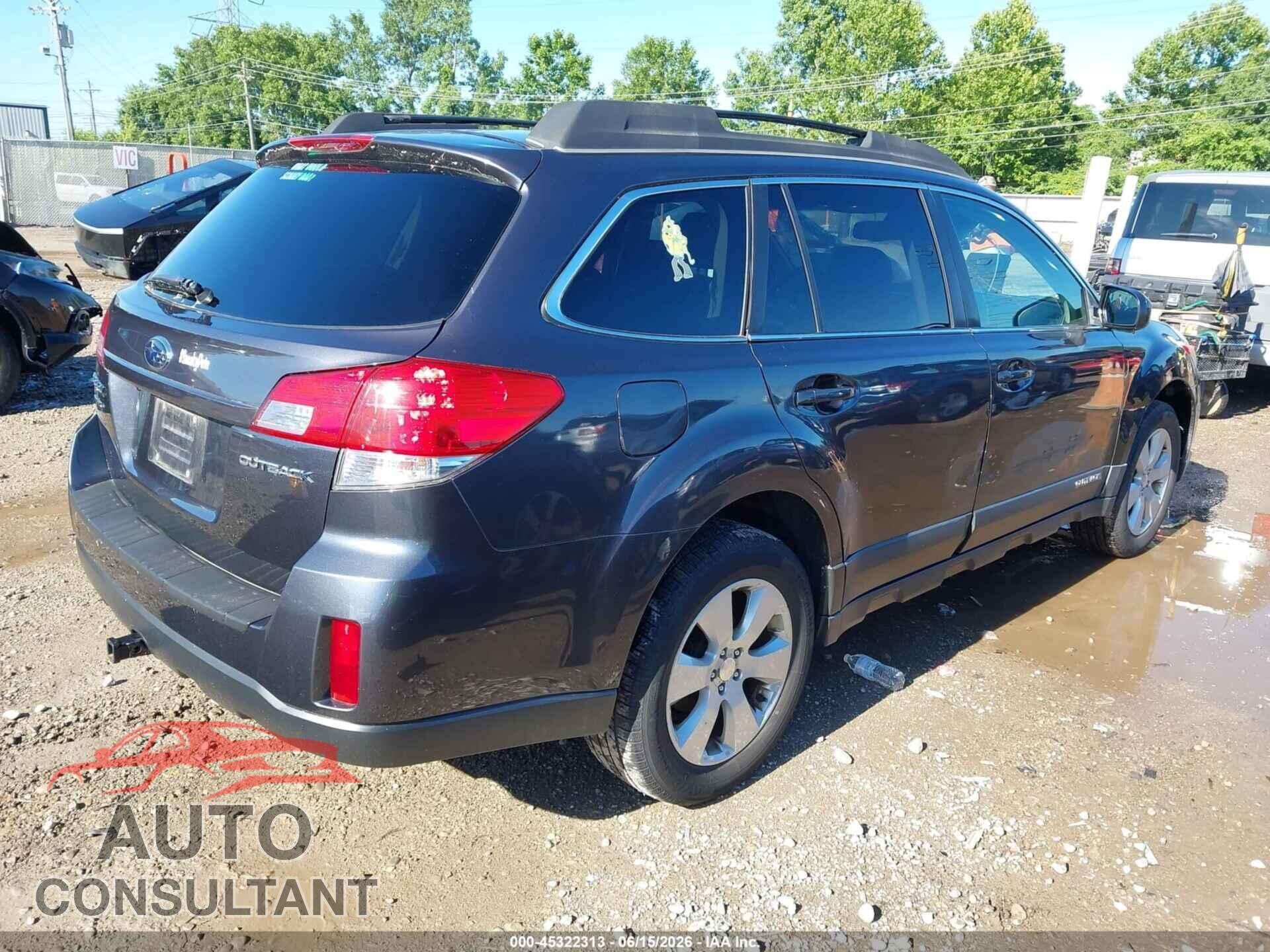 SUBARU OUTBACK 2011 - 4S4BRCCC7B3367917