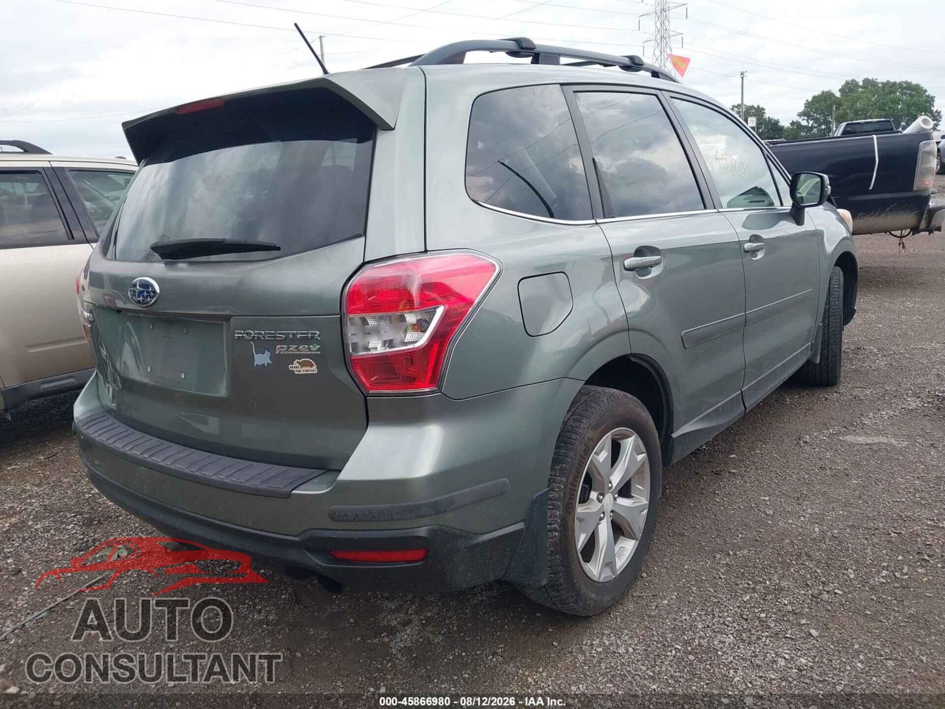 SUBARU FORESTER 2014 - JF2SJAMC0EH499733