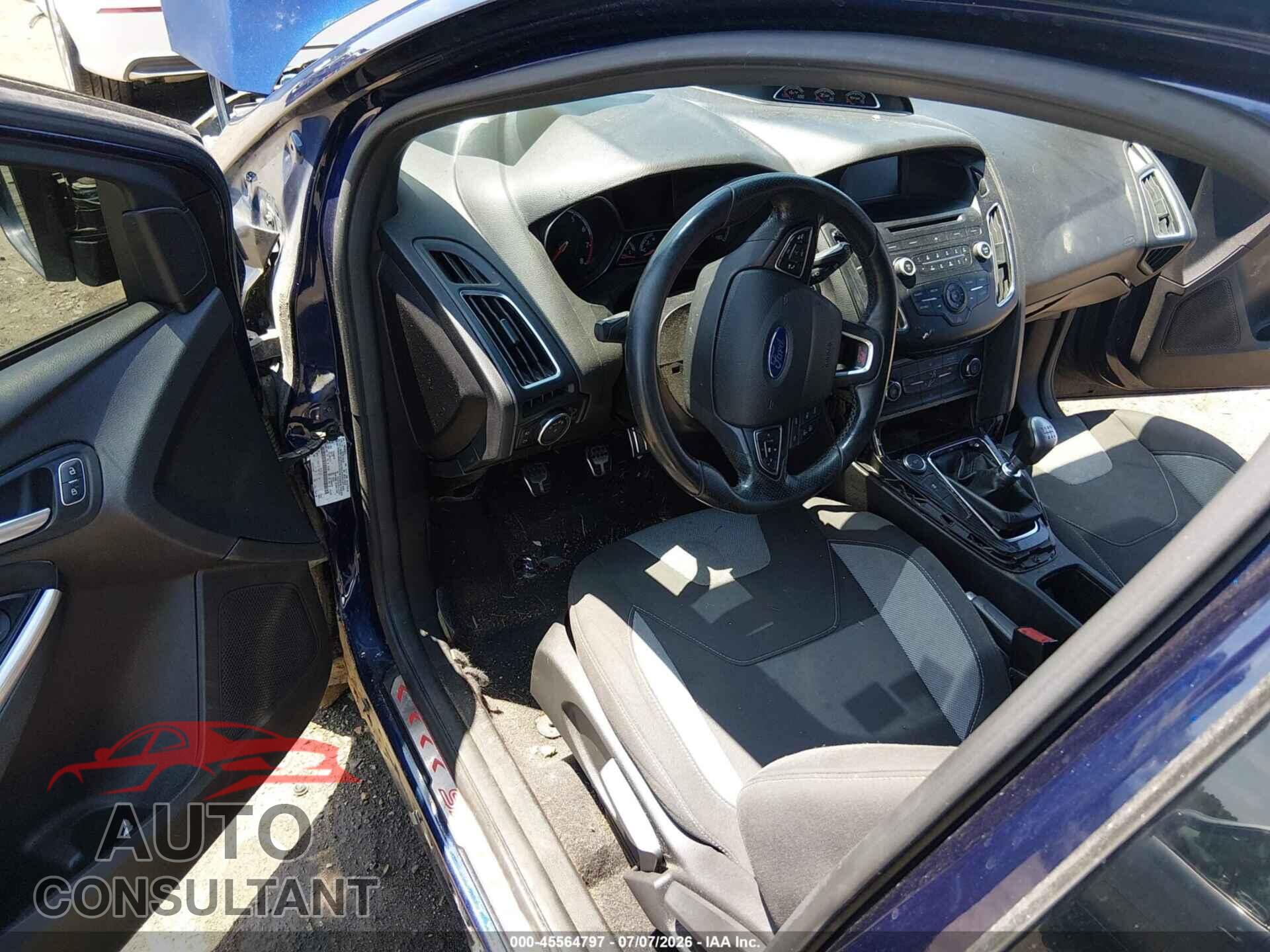 FORD FOCUS ST 2017 - 1FADP3L97HL224357