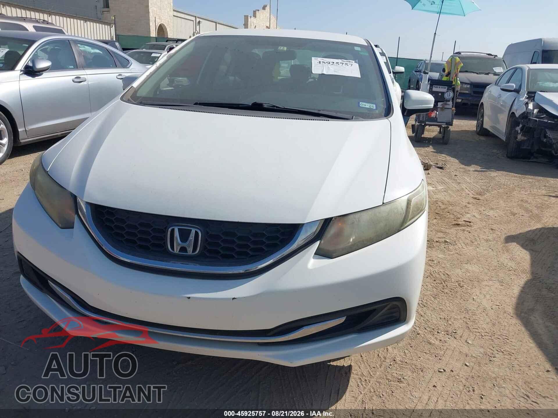 HONDA CIVIC 2014 - 19XFB2F51EE007721